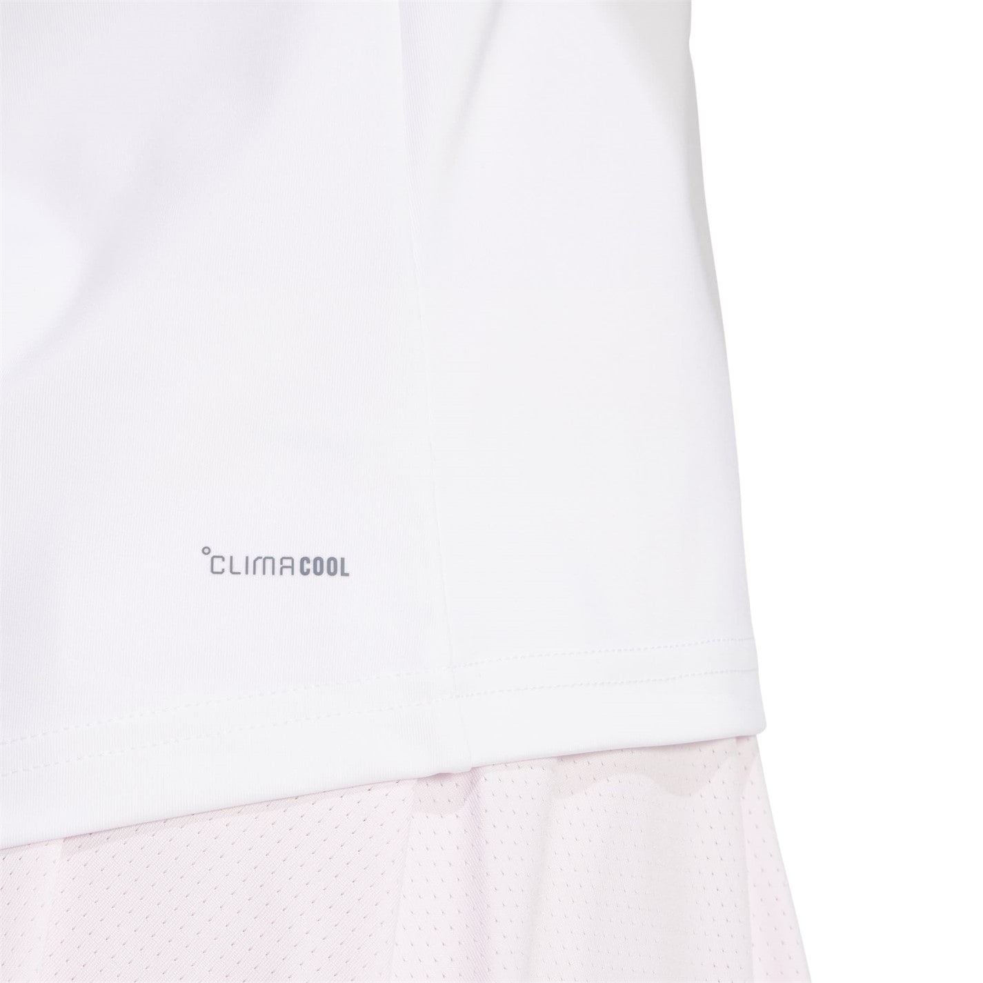 adidas Womens Club 3 Stripes Tennis Climacool T-Shirt