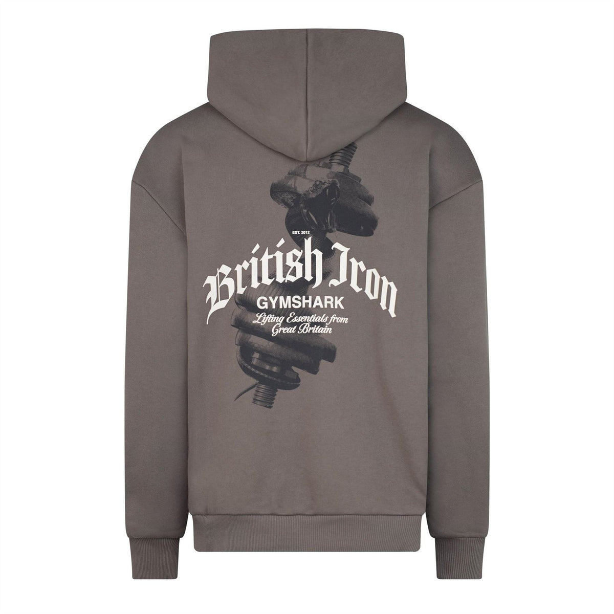 Gymshark British Iron Heavyweight Cotton Over The Head Hoodie