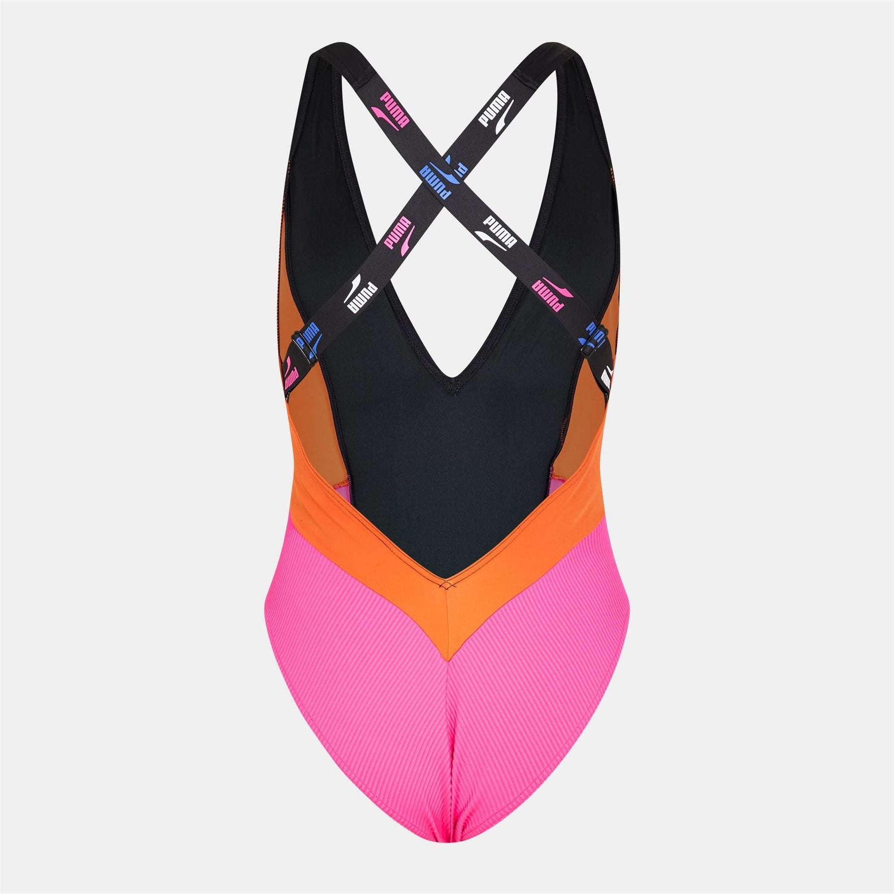 Puma One Piece Plunge Swimsuit