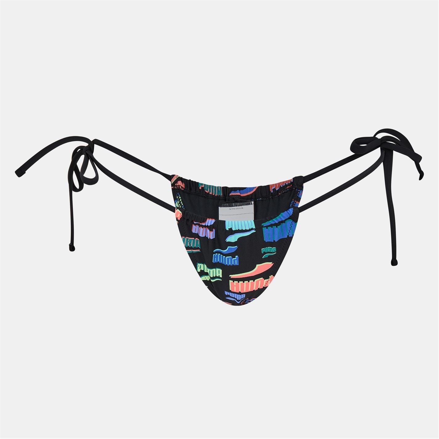 Puma Tie Closure Tanga Bikini Bottom