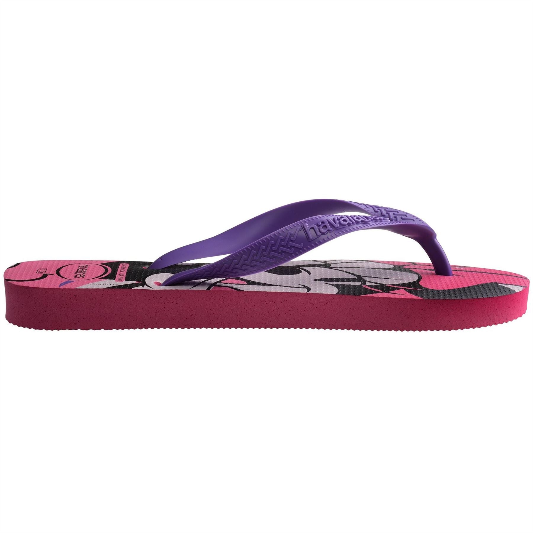Havaianas Mens Hav. Top Disney Ruby Red Black 45 4 Flip Flops