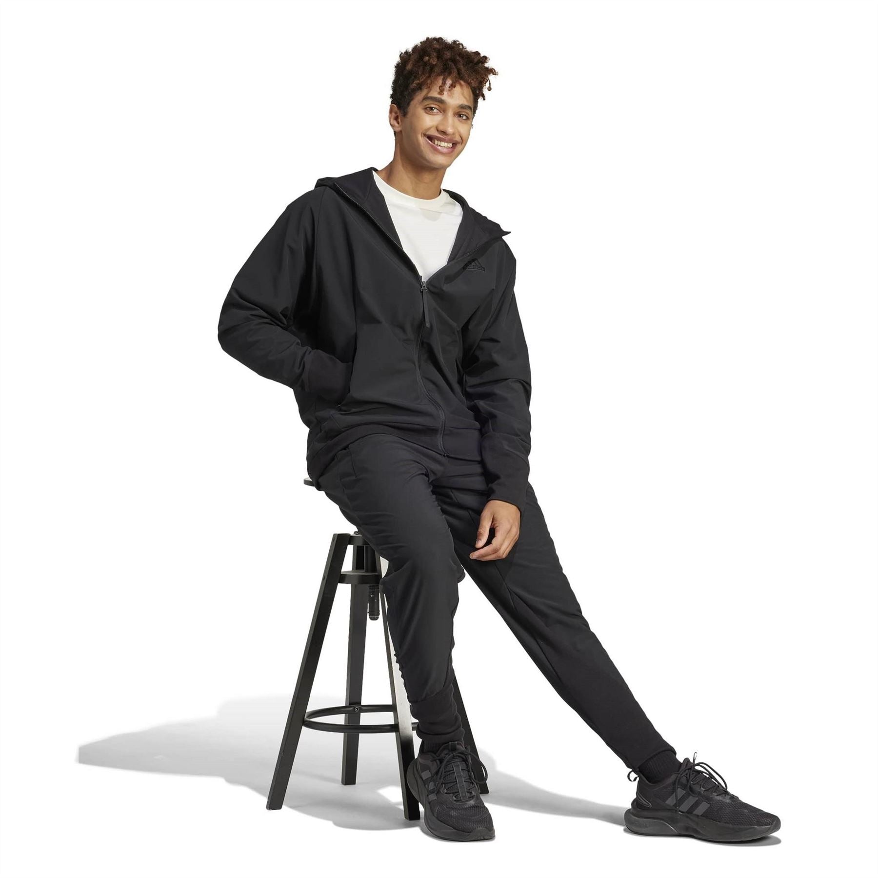 adidas Z.N.E Hooded Ribbed Cuff Sweat Jacket