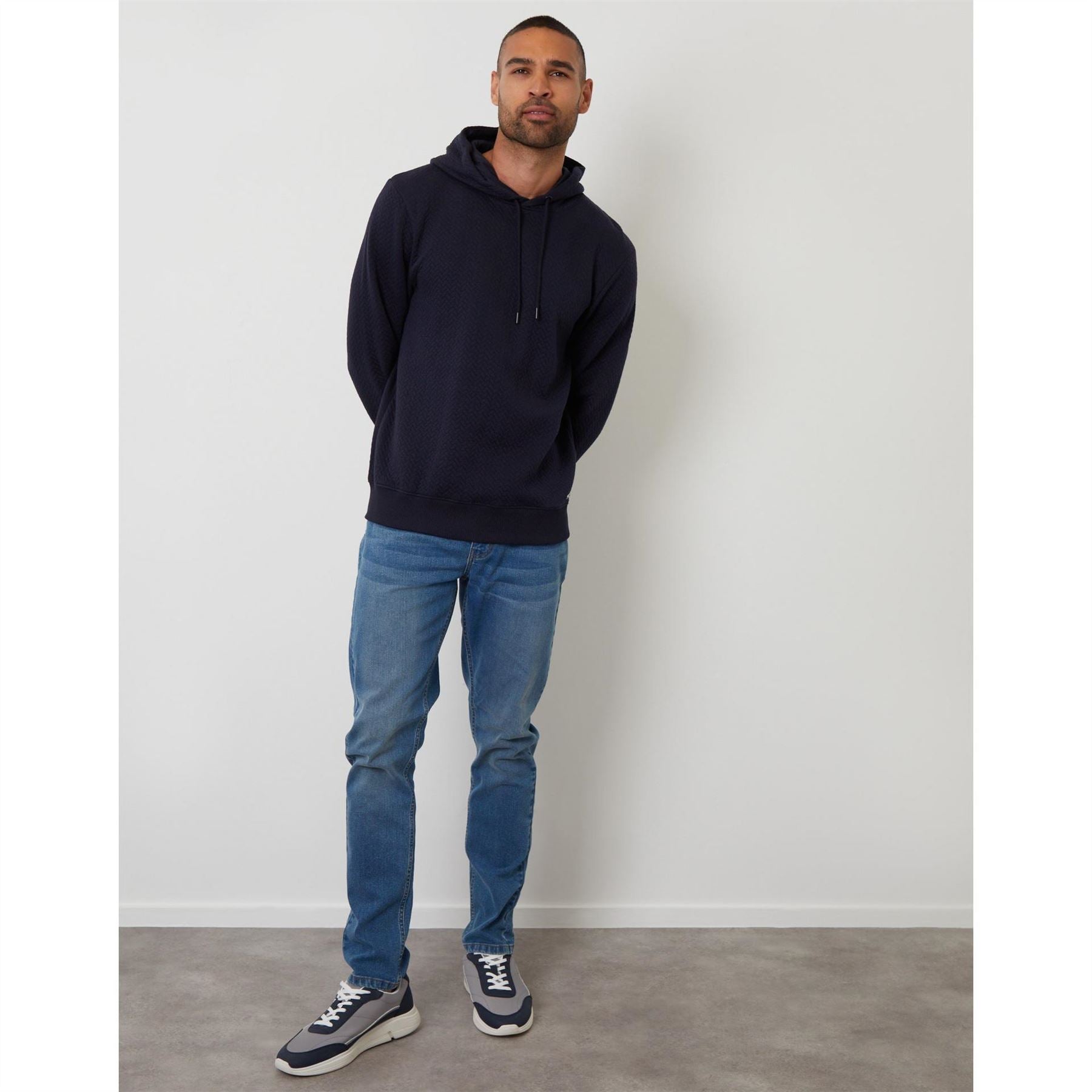 Threadbare Delta Regular Fit Hooded Sweatshirt