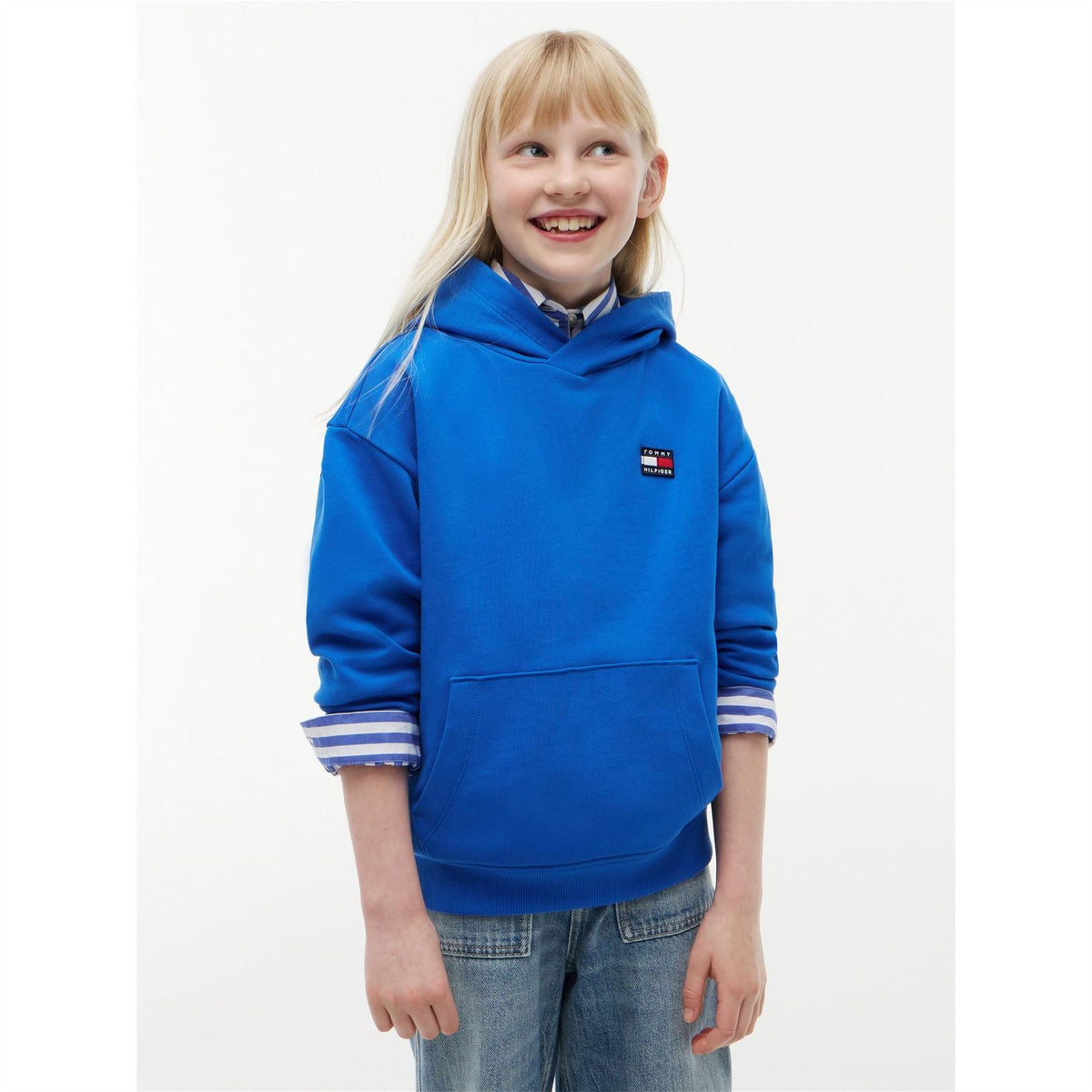 Tommy Hilfiger Flag Heritage Over The Head Cotton Hoodie
