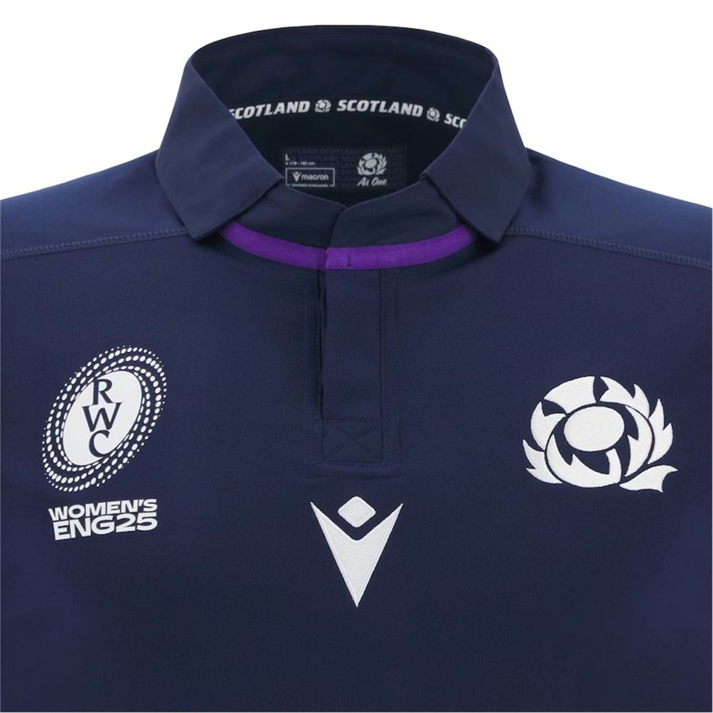 Macron Womens Scottish Rugby World Cup Home Shirt 2025