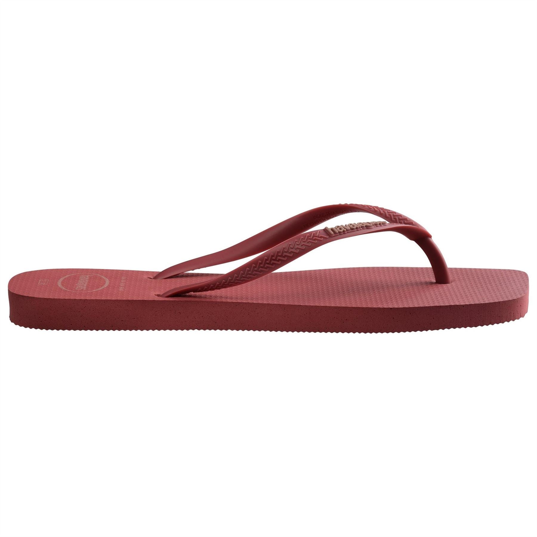 Havaianas Womens Hav. Square Logo Pop Up Pau Brasil Flip Flops
