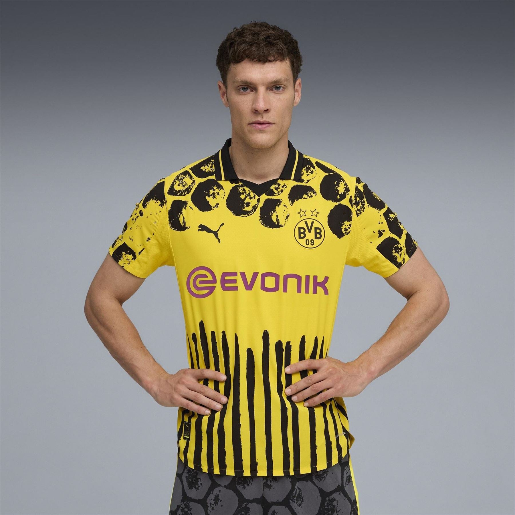 Puma Kidssuper Borussia Dortmund Authentic Home Shirt 2025 2026 Adults