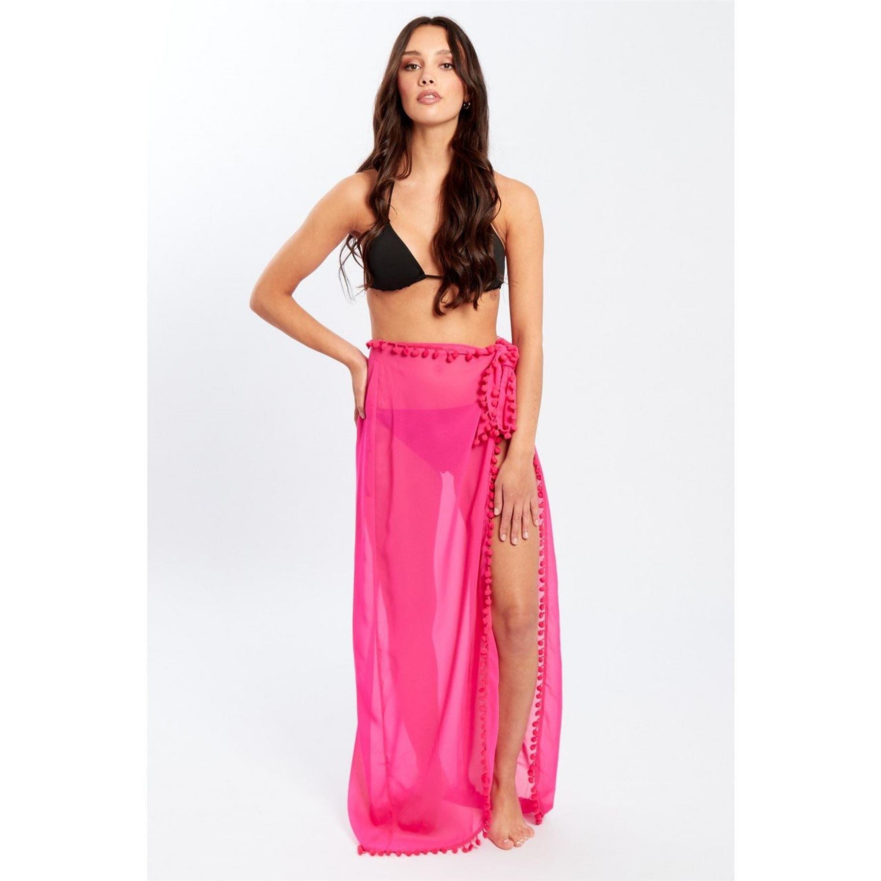 Influence Georgete Maxi Sarong Skirt