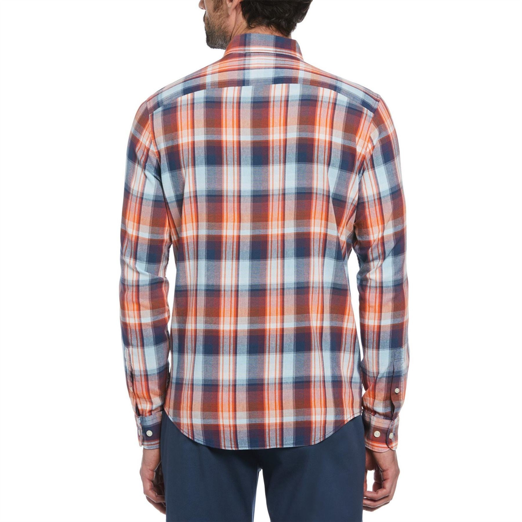 Original Penguin Plaid Regular Fit Long Sleeve Shirt