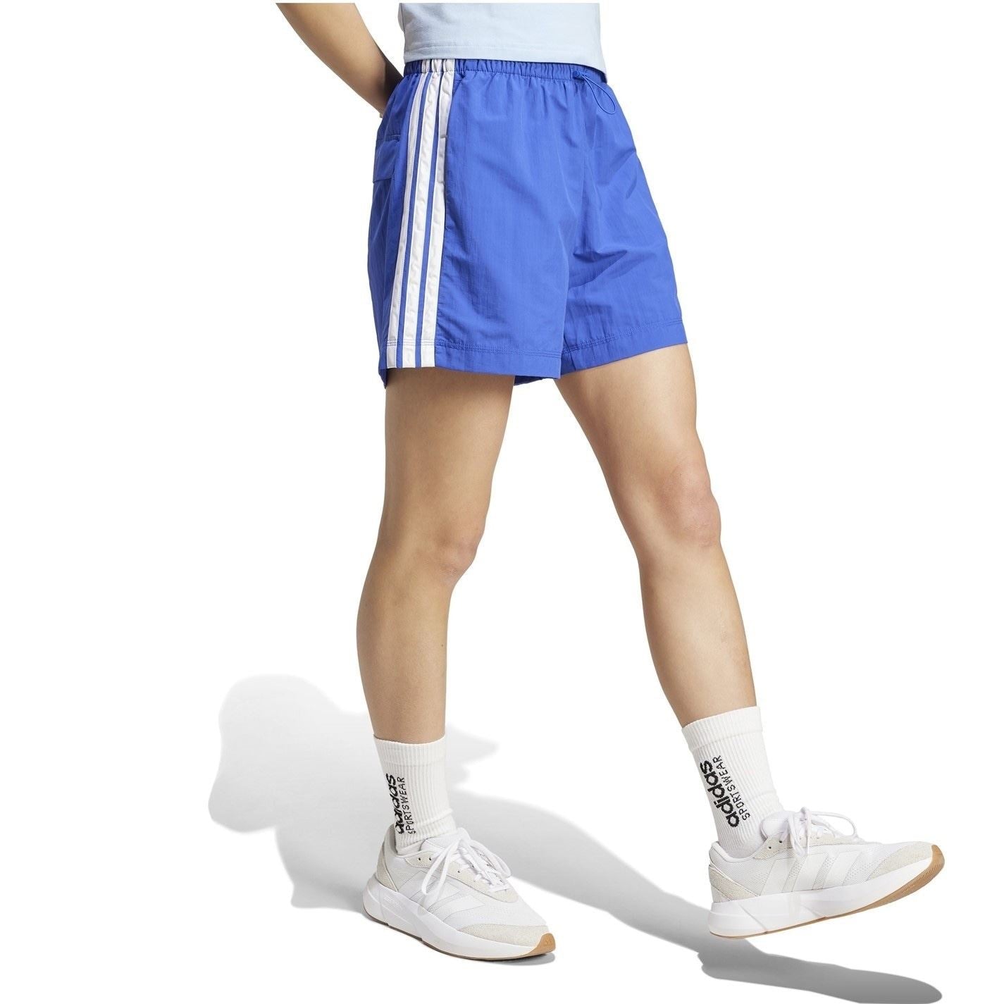 adidas Womens Essentials 3 Stripes Lifestyle Woven Shorts