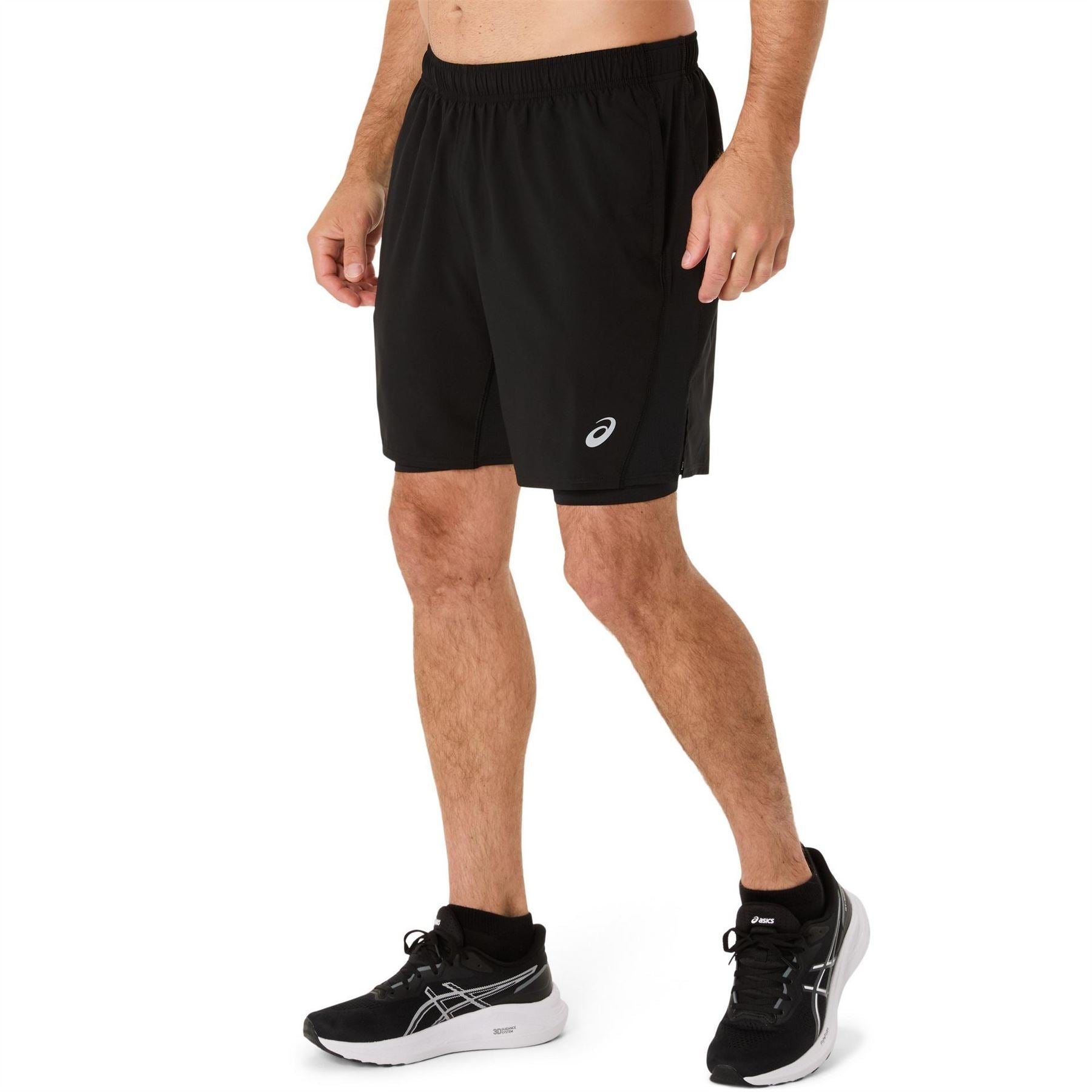 Asics Mens 2 N 1 7in Short Running