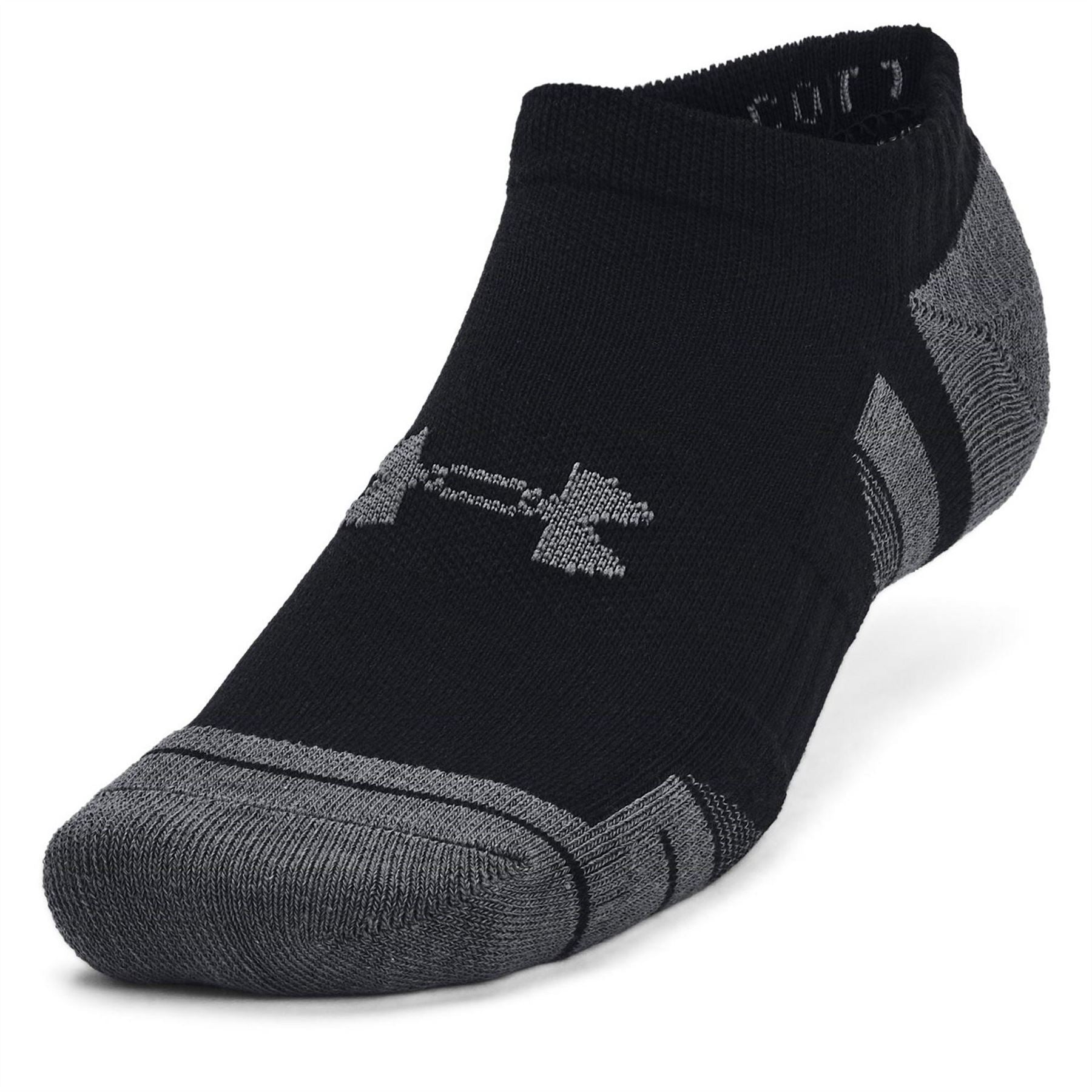 Under Armour No Show Tech Socks 3 Pack Adults