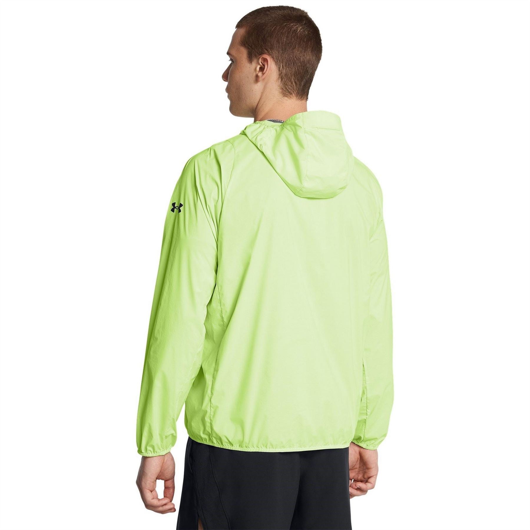 Under Armour Launch Lightweight Water Resistant Wind Resistant Packable Performance Running Jacket
