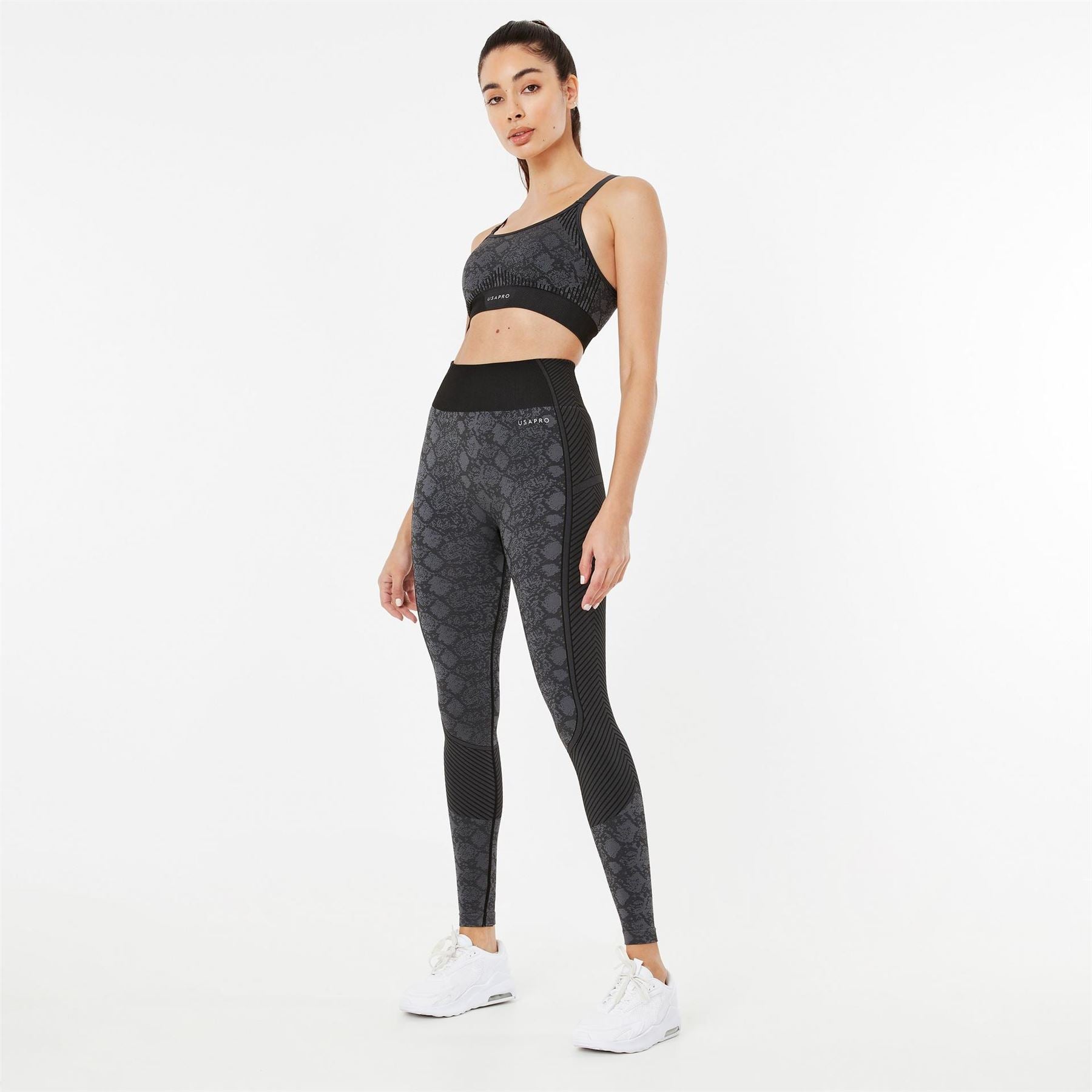 USA Pro Womens High Rise Seamless Tights