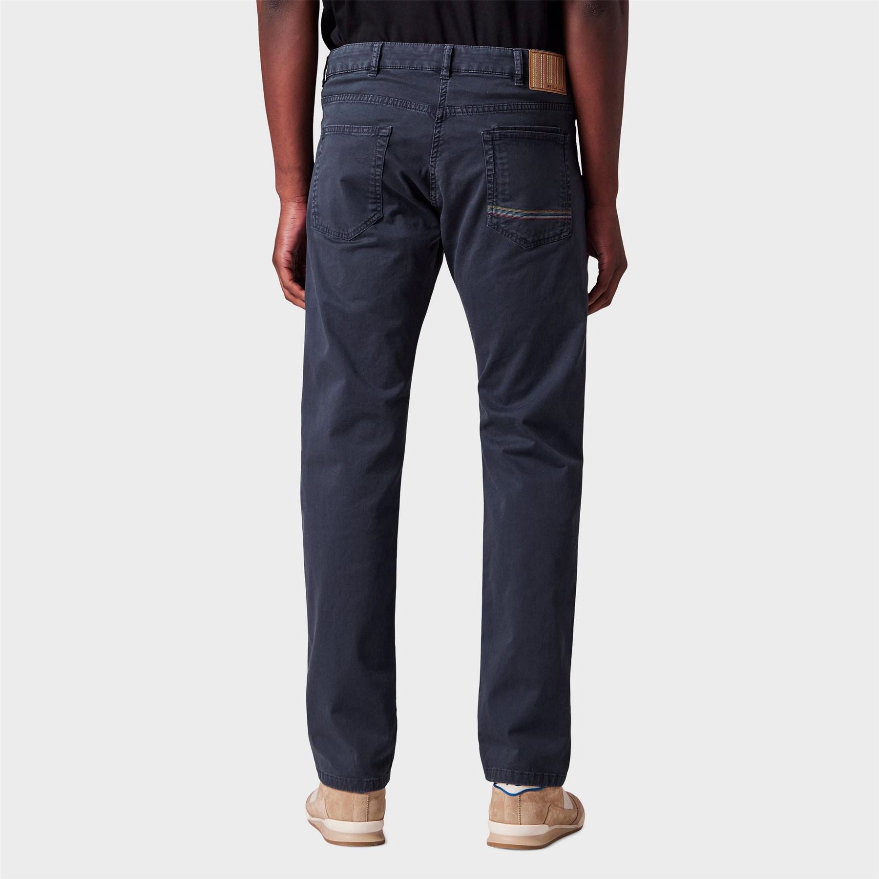 PS Paul Smith Solid Patterned Five Pocket Straight Chinos