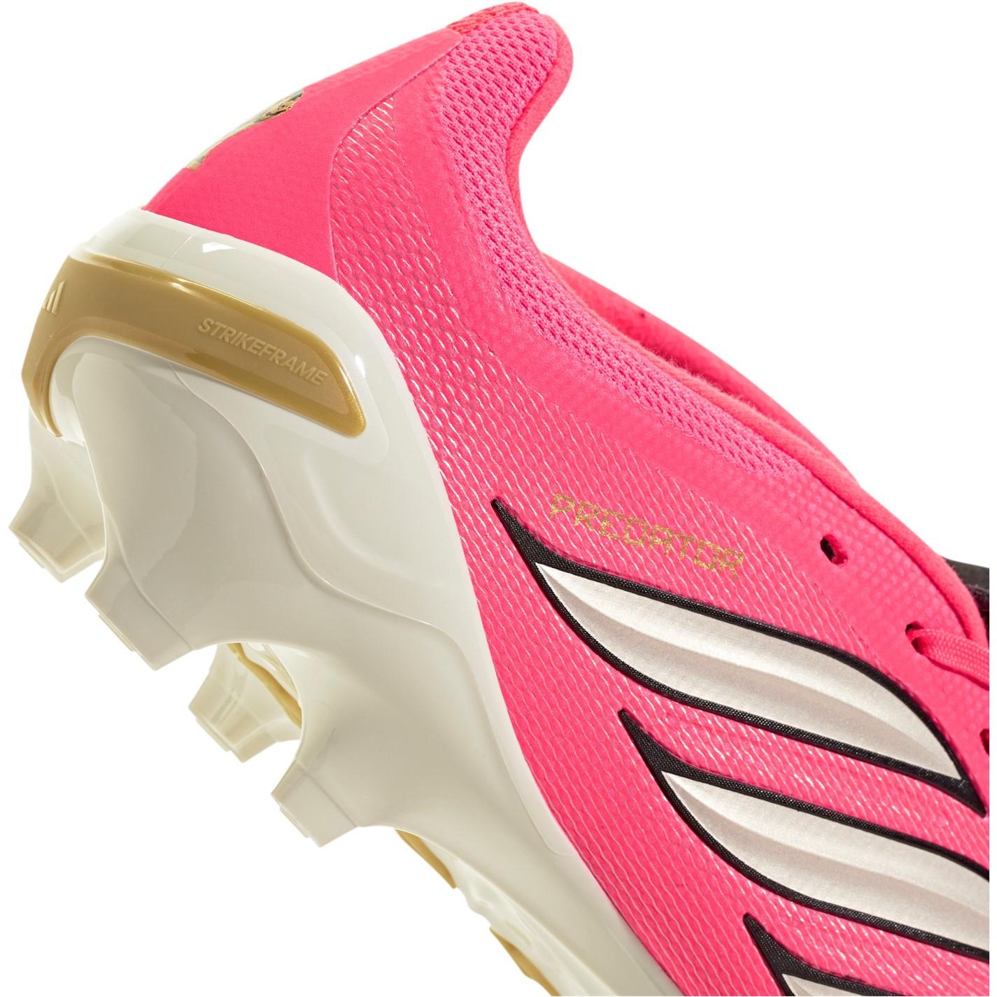 adidas Mens Predator Fold Over Tongue Academy Firm Ground Football Boots