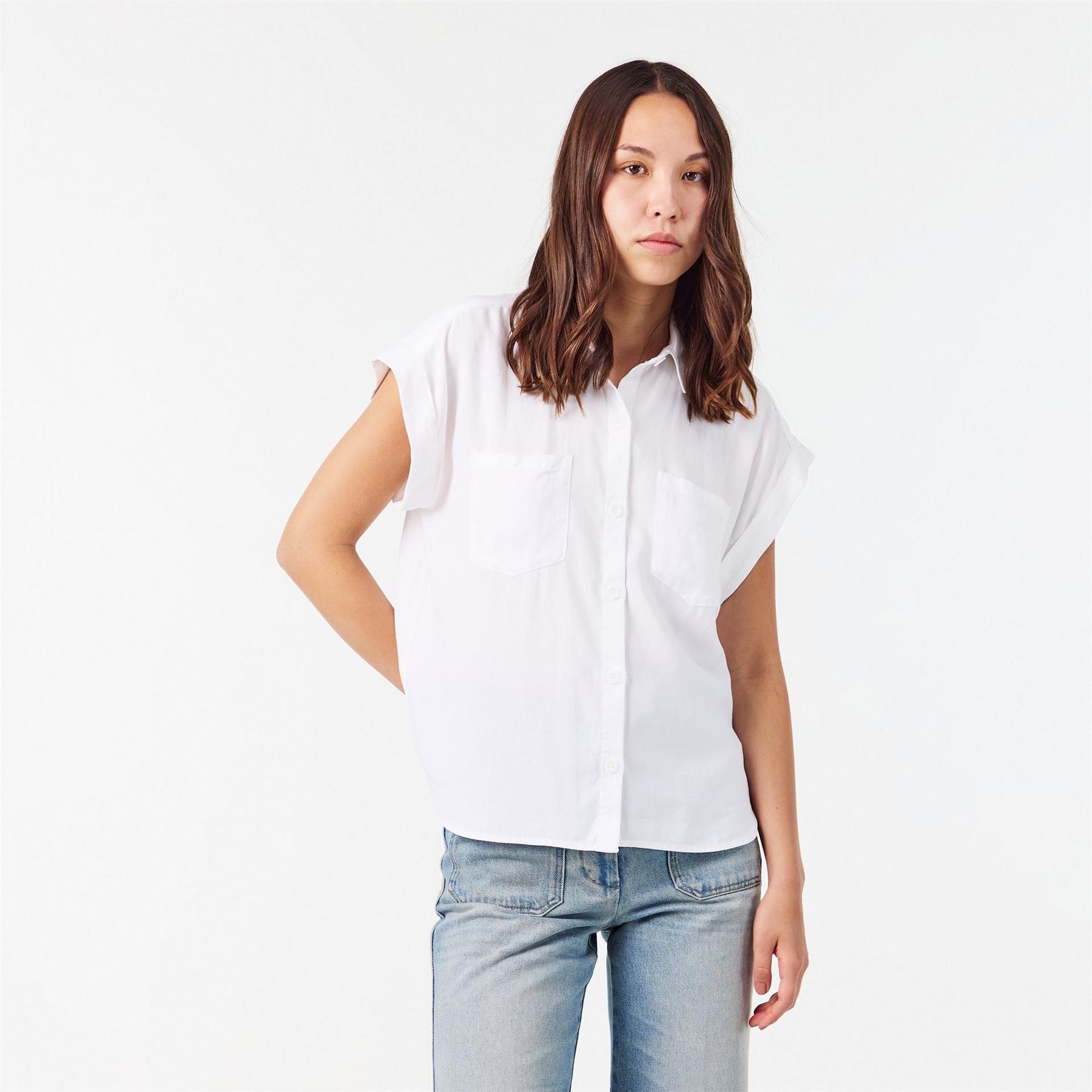 Bella Dahl 2 Pack Regular Fit Cuff Sleeve Shirt