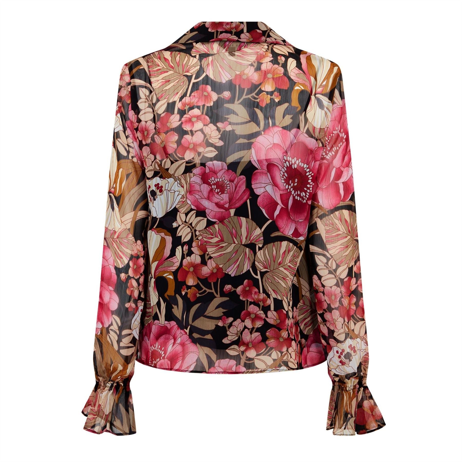 Ted Baker Cristii Long Sleeve Collared Neck Blouse