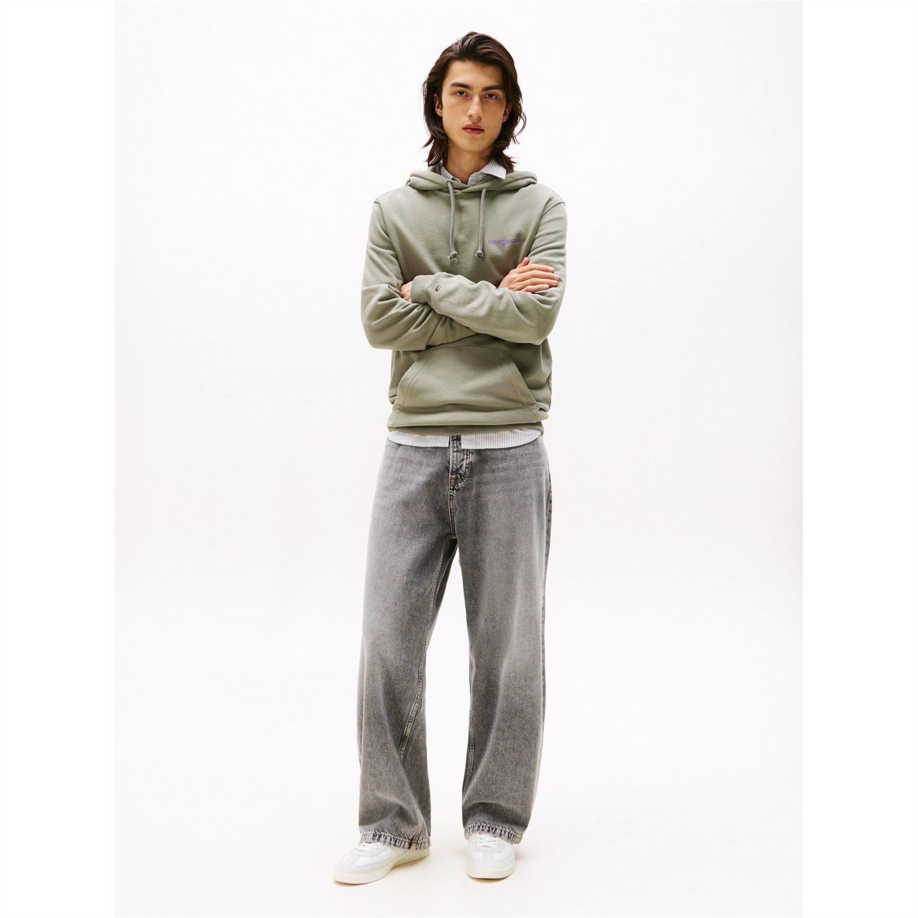 Tommy Jeans Greenwich Leather Low Top Trainers