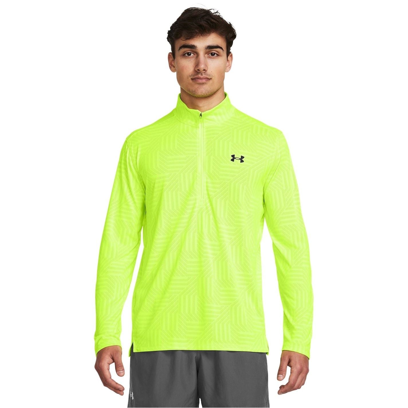 Under Armour Geotessa Tech Zip Neck Long Sleeve Sweatshirt