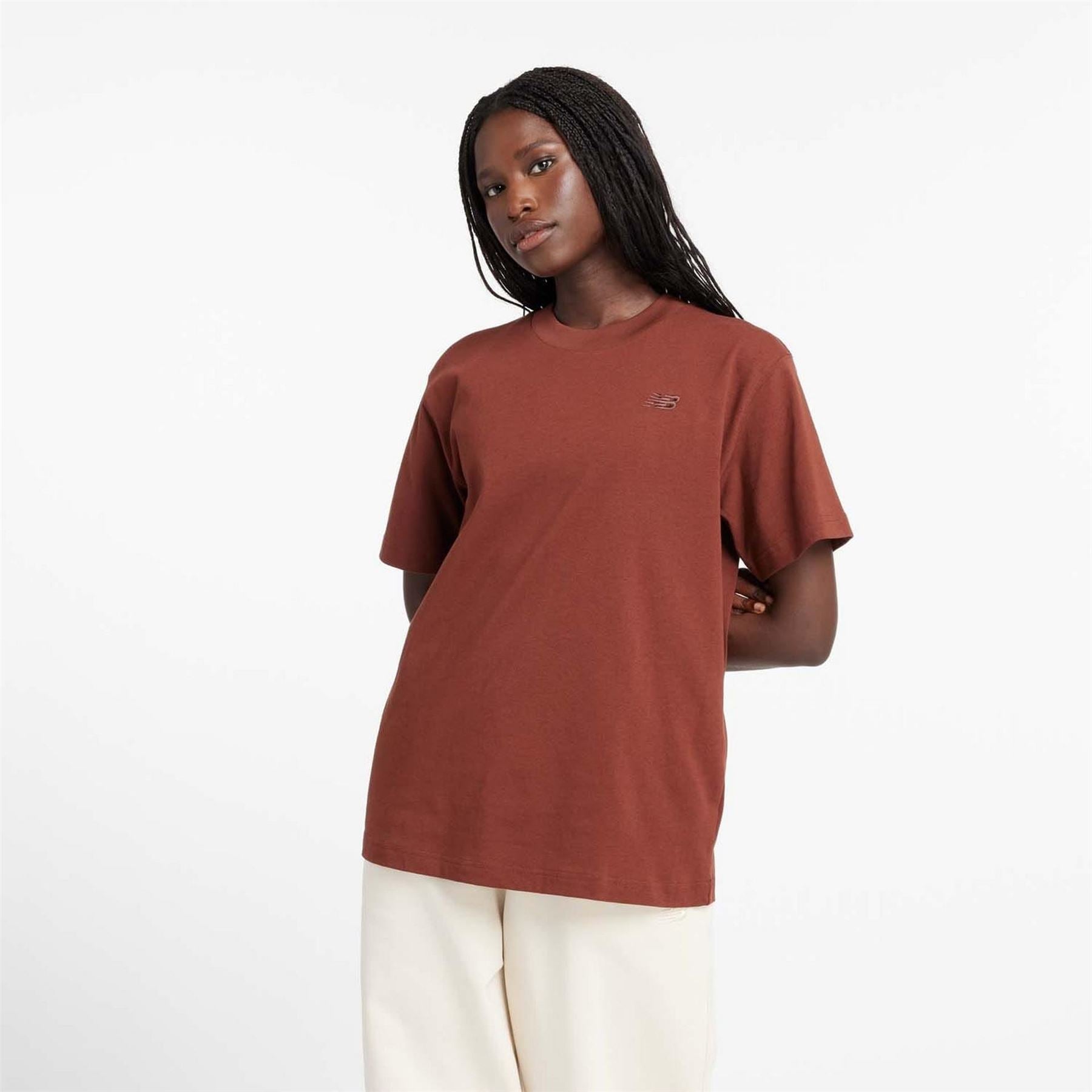 New Balance Womens Balance Nb Ath Jersey Tee Rok 2xl T-Shirt