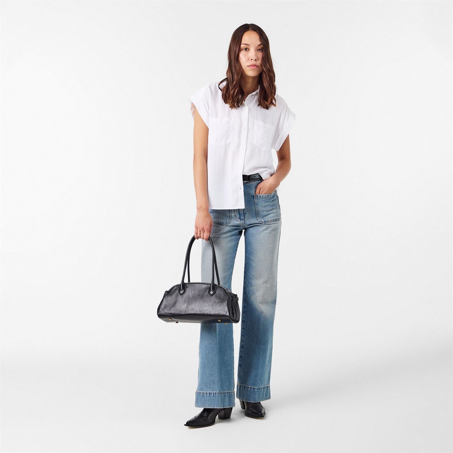 Bella Dahl 2 Pack Regular Fit Cuff Sleeve Shirt