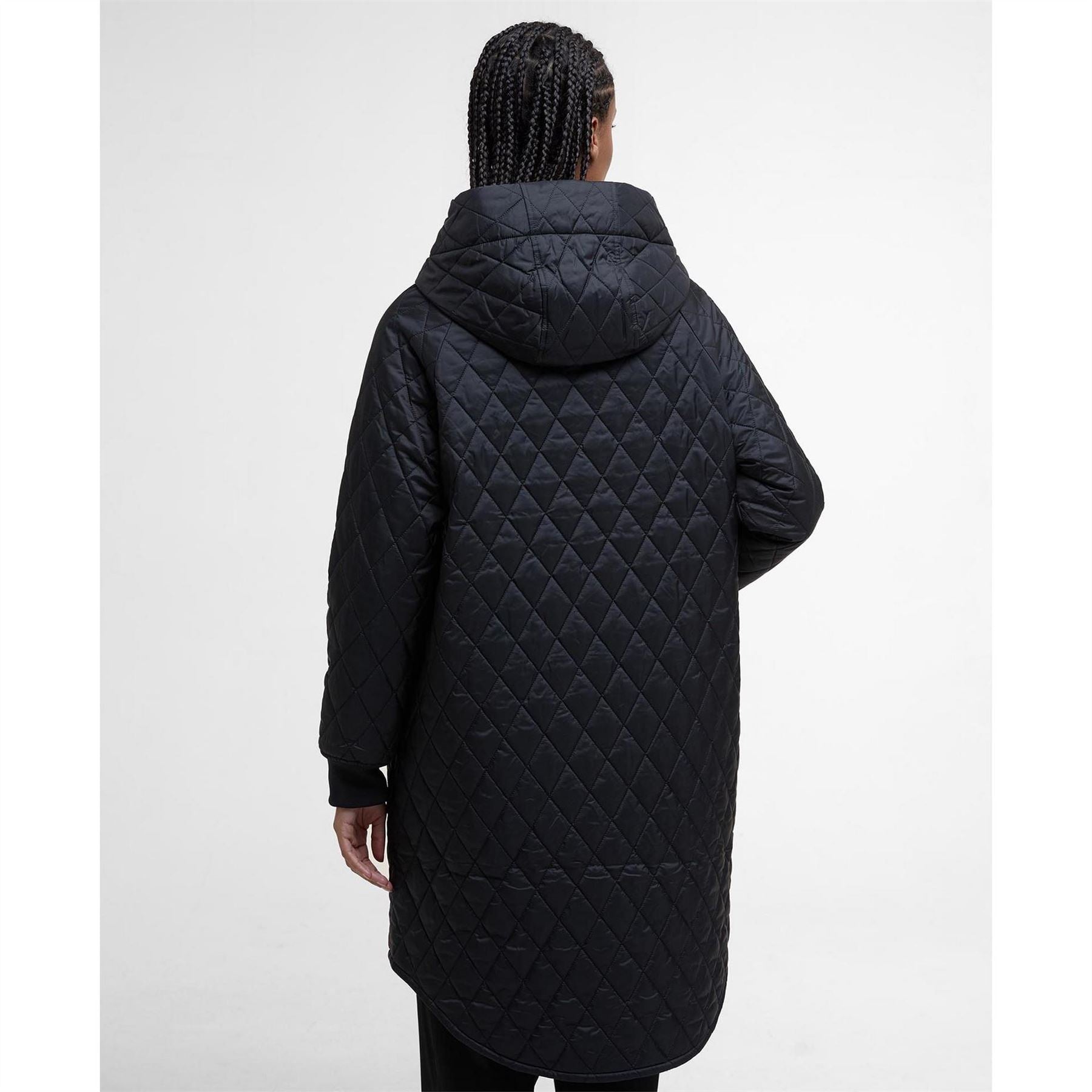 Barbour Hilary Hooded Long Sleeve Quilted Jacket