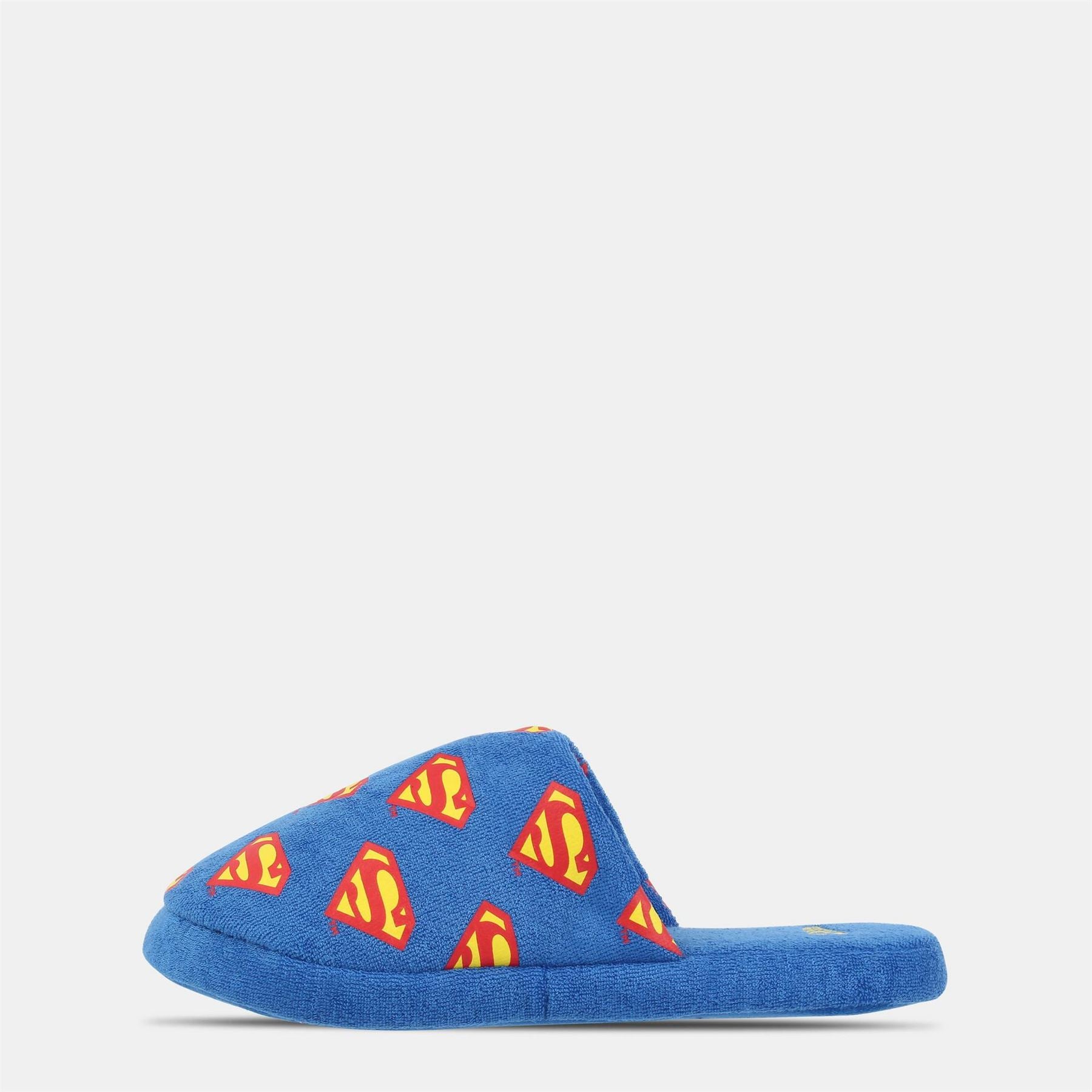 Character Super Man Graphic Print Closed Toe Mules