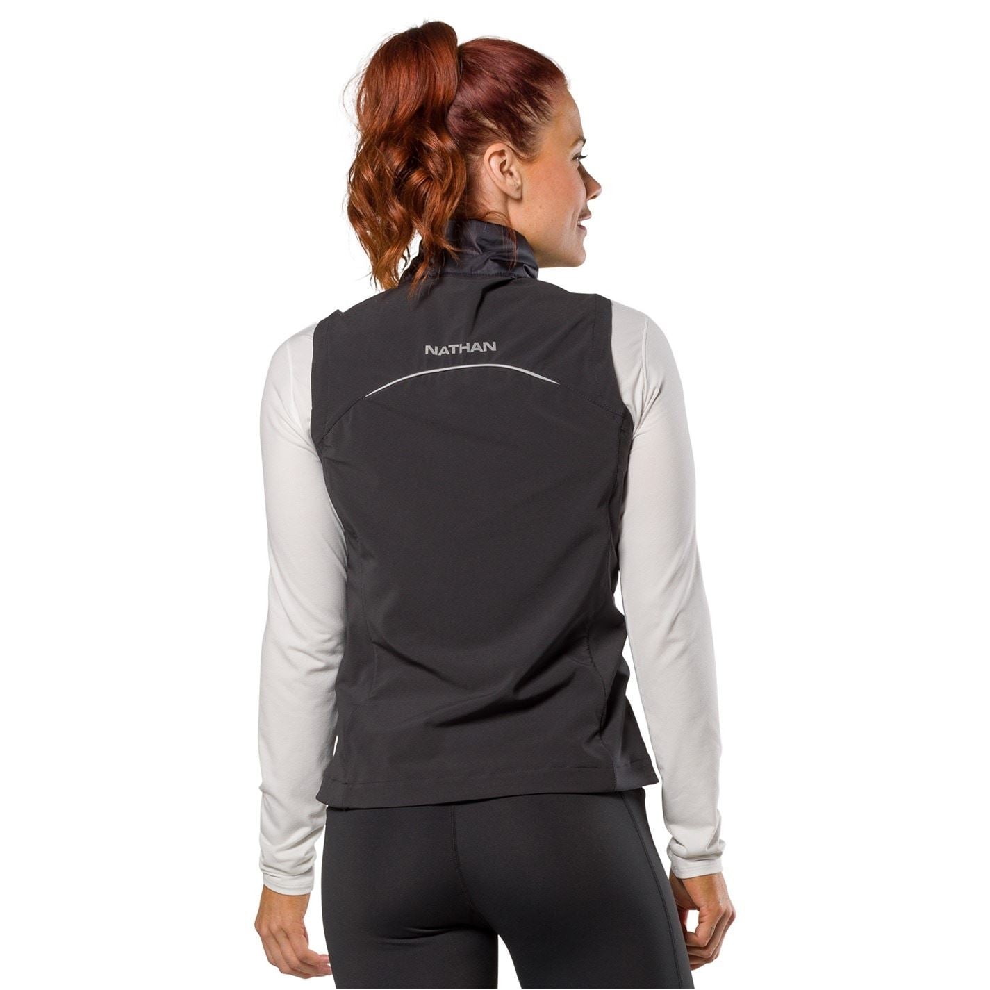 Nathan Solid Patterned Zipped Pocket Hybrid Performance Gilet