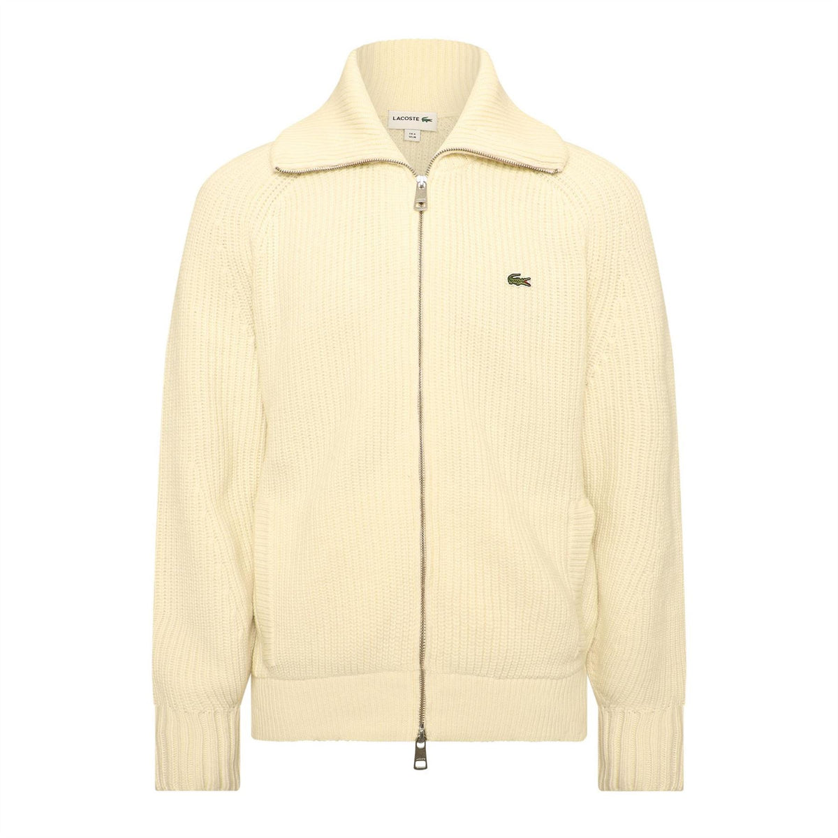 Lacoste Full Zip Knitted Top