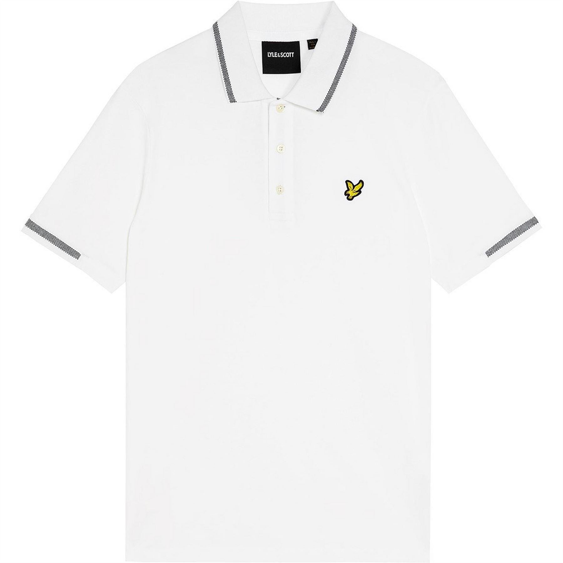 Lyle and Scott Golden Eagle Polo Shirt with Button Placket