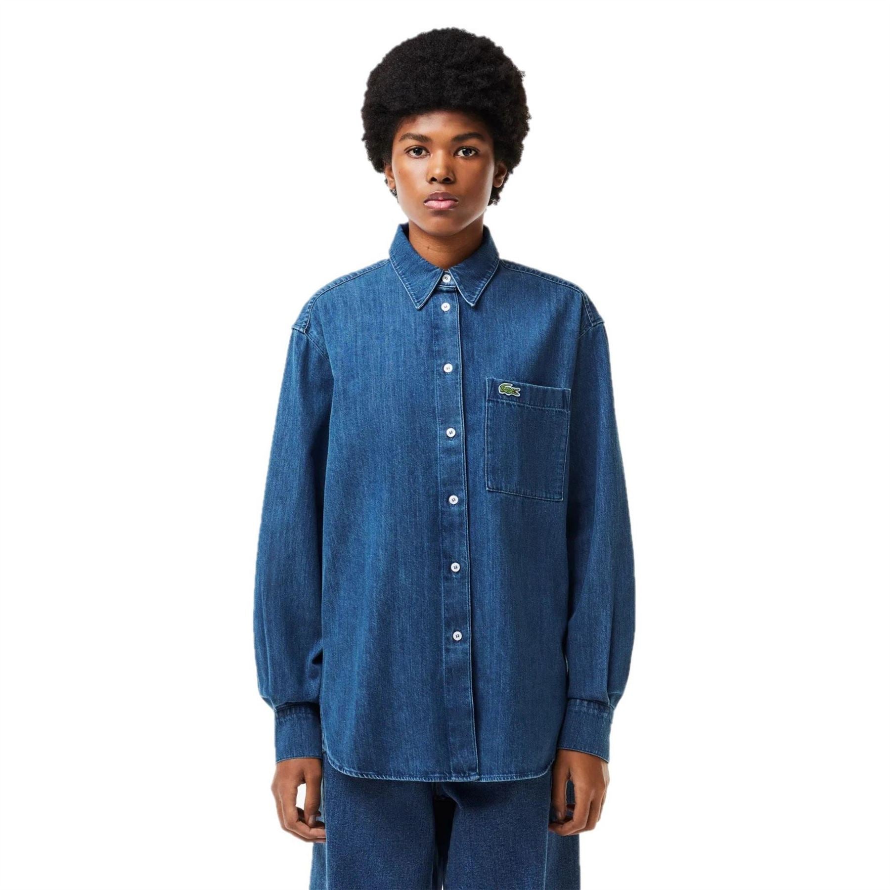 Lacoste Denim Long Sleeve Regular Fit Shirt