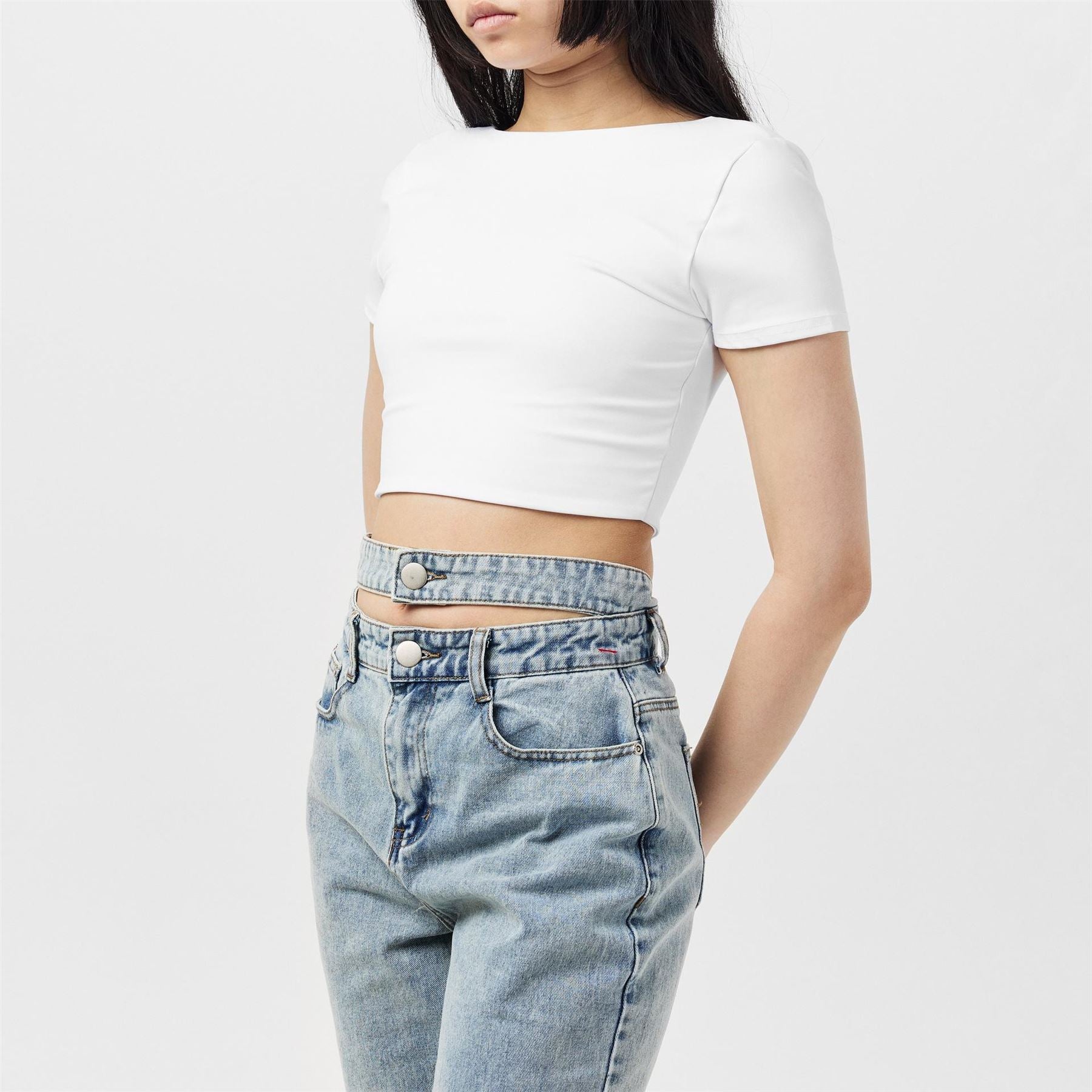 Missy Empire Womens Premium Sculpt Backless Crop Top