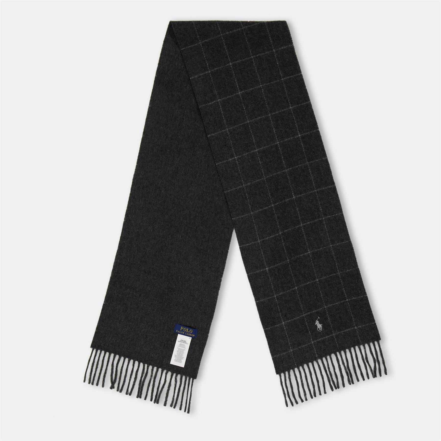 Polo Ralph Lauren Plaid Wool Blend Scarf