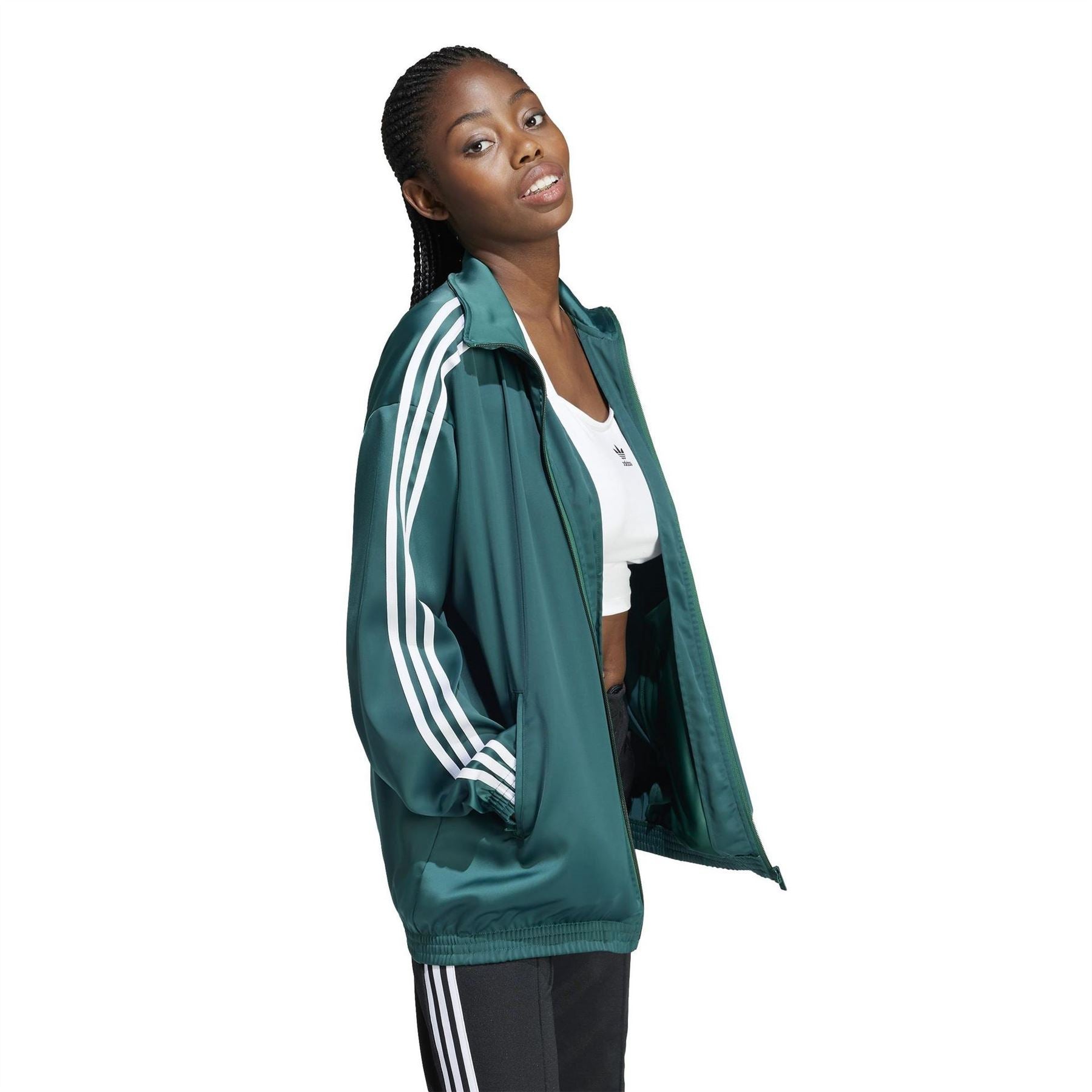 adidas Originals Satin Tracksuit Top