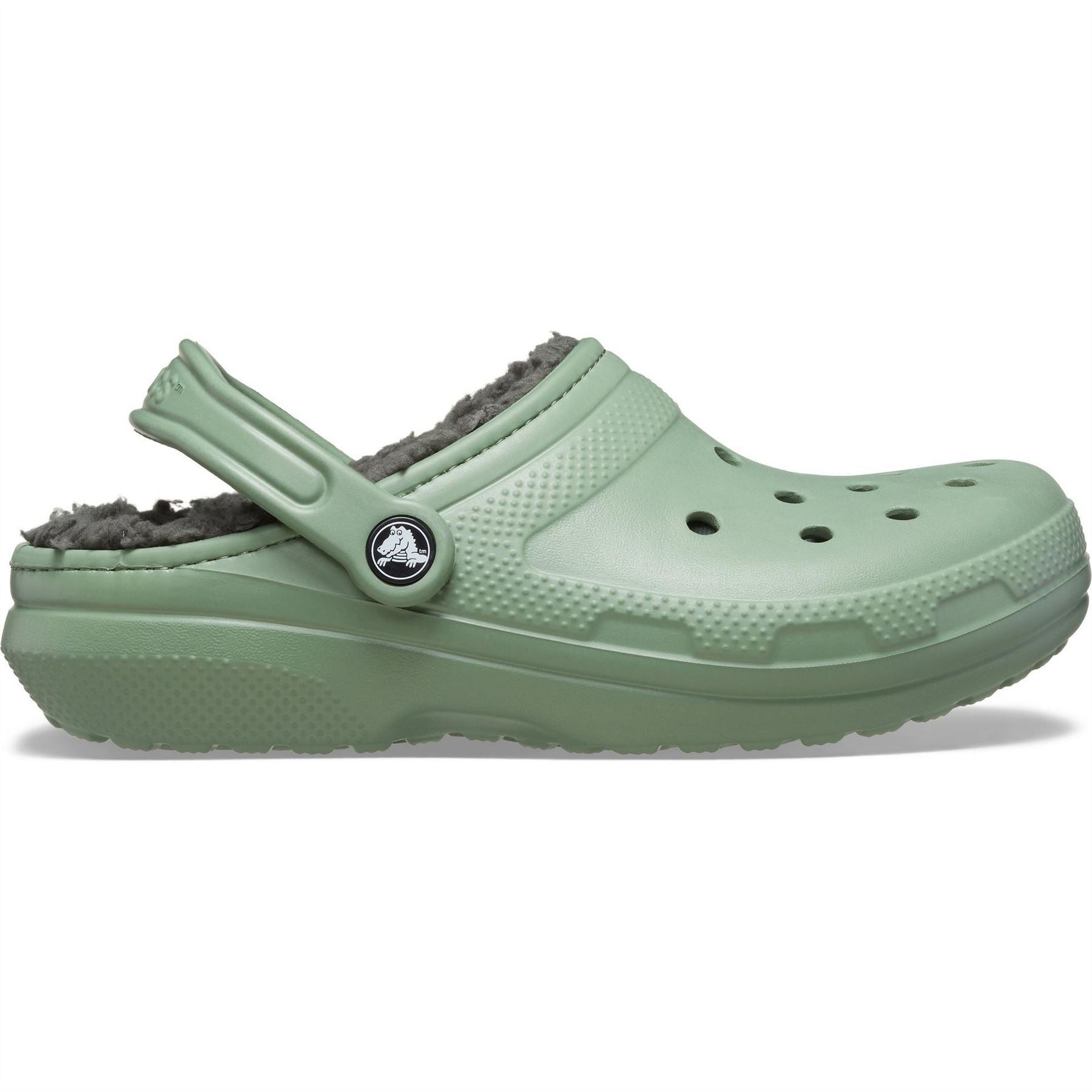 Crocs Lined Shuv Clogs with Perforated Toe