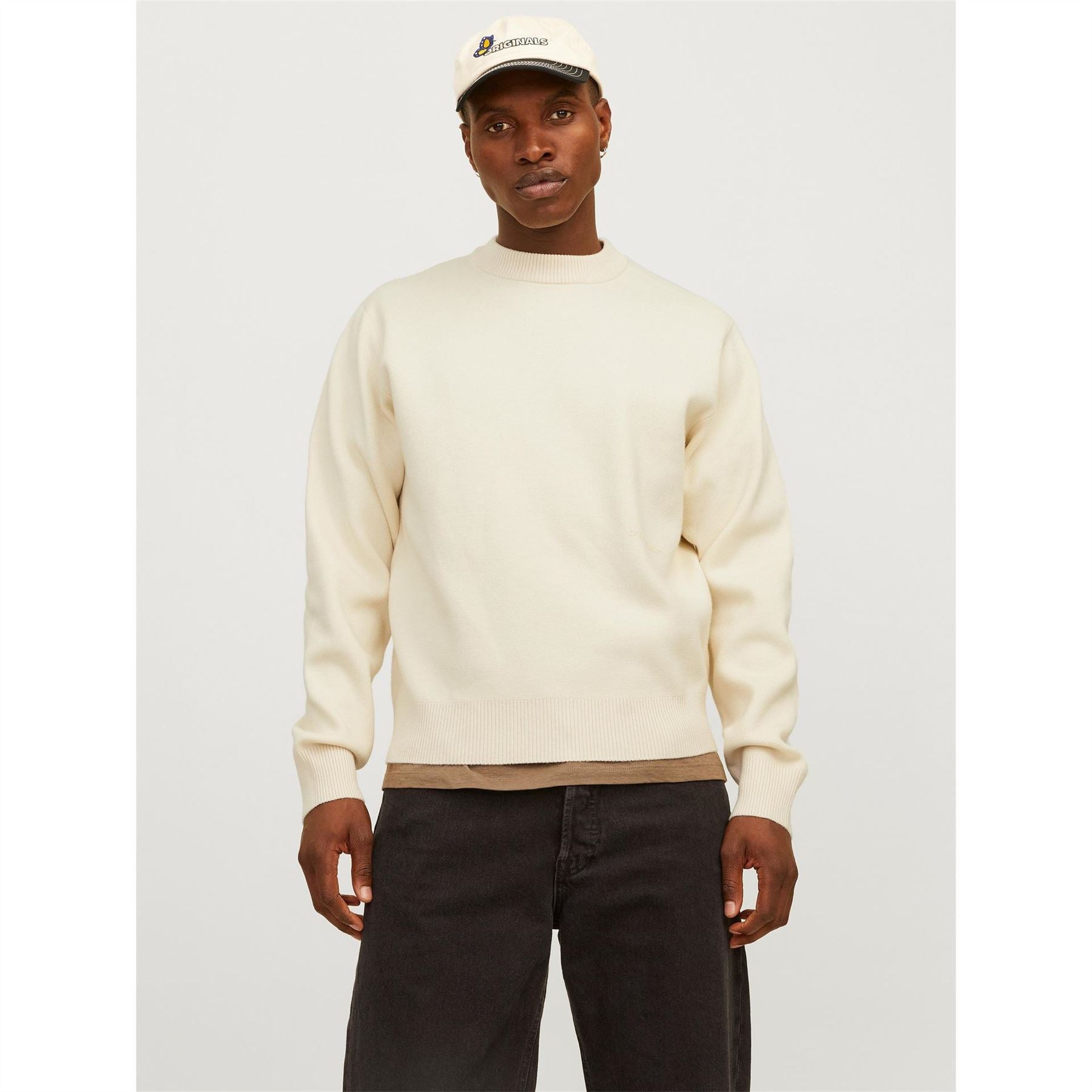 Jack and Jones Regular Fit Long Sleeve Crew Neck Sweater