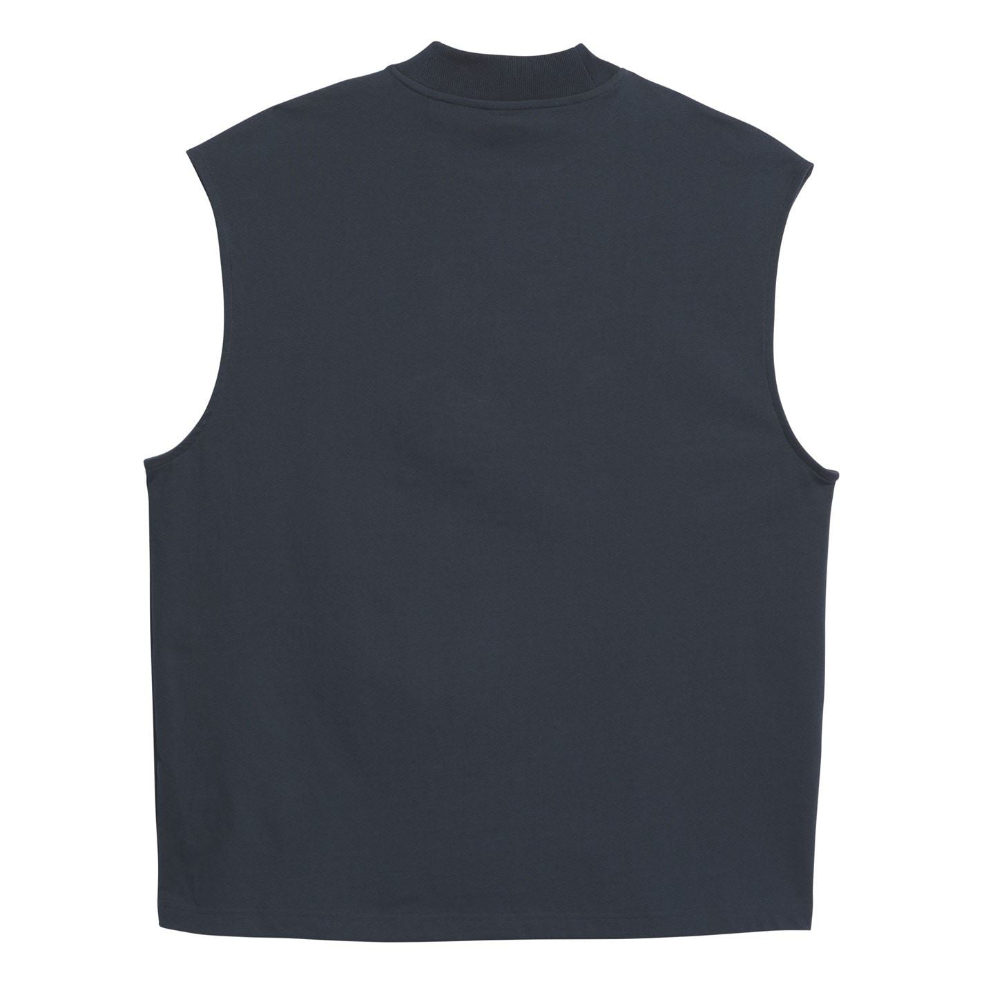 adidas Adi Printed Logo Mock Neck Sleeveless Box Tank