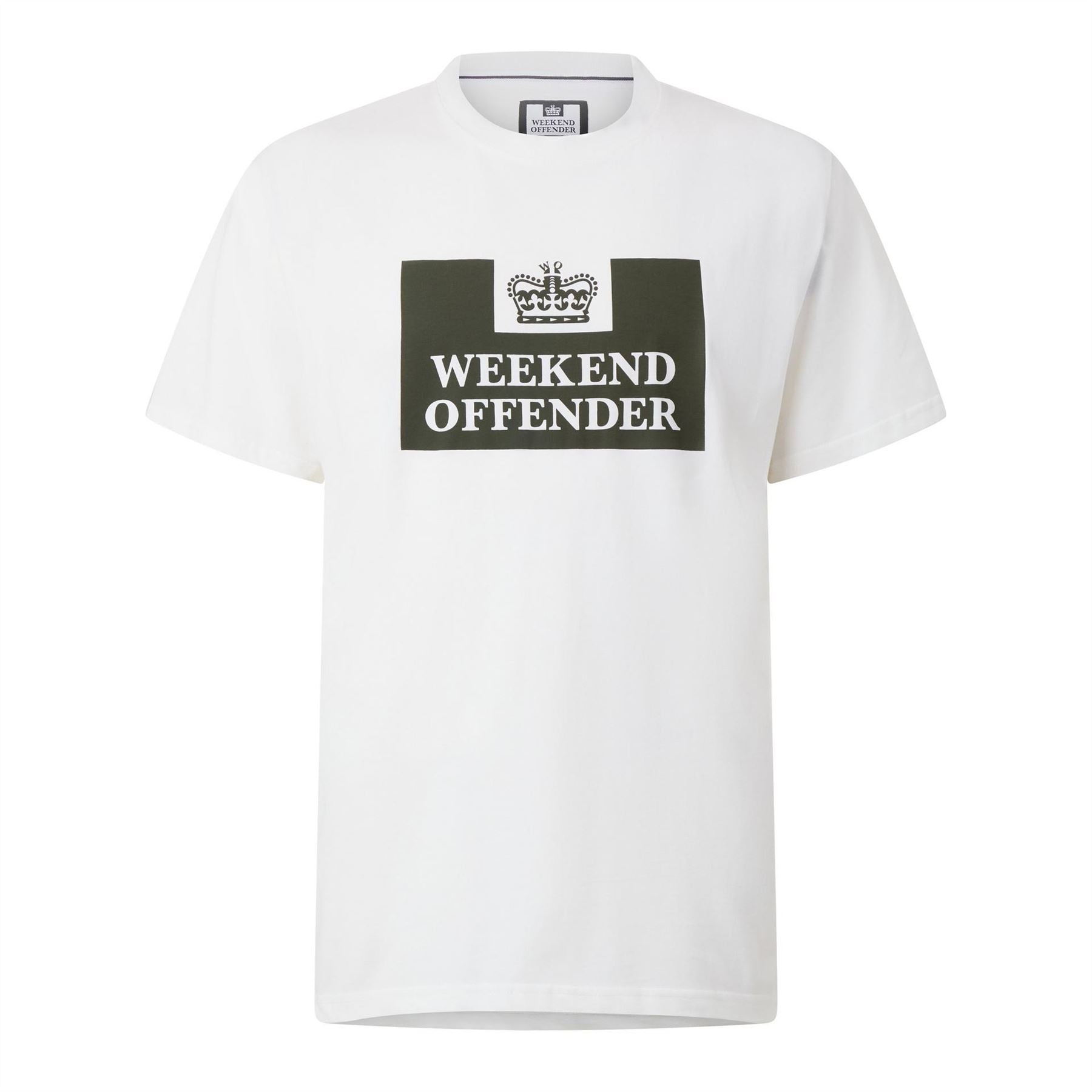 Weekend Offender McMoney Lettering Graphic Crew Neck Short Sleeve T-Shirt