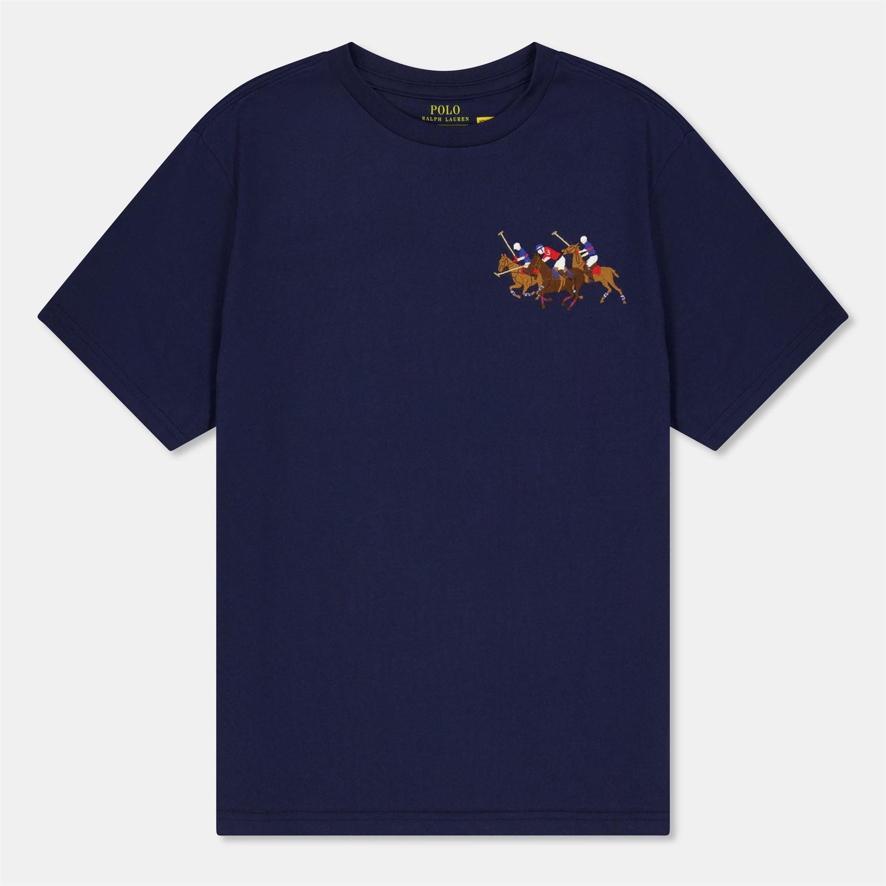 Polo Ralph Lauren Embroidered Logo Crew Neck Short Sleeve T-Shirt