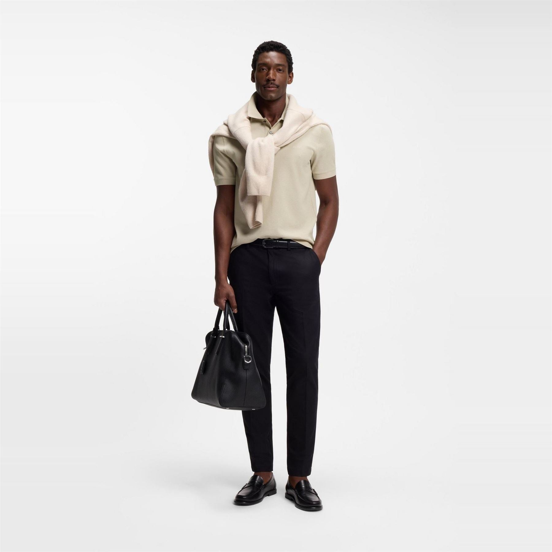 Boss BOSS BLACK Pallas Polo Iconic Logo Embroidered Shirt