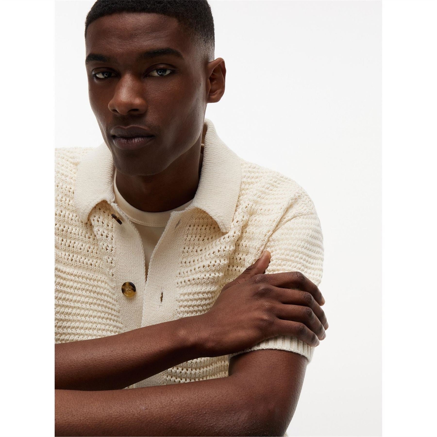 Tommy Jeans Patterned Short Sleeve Shirt