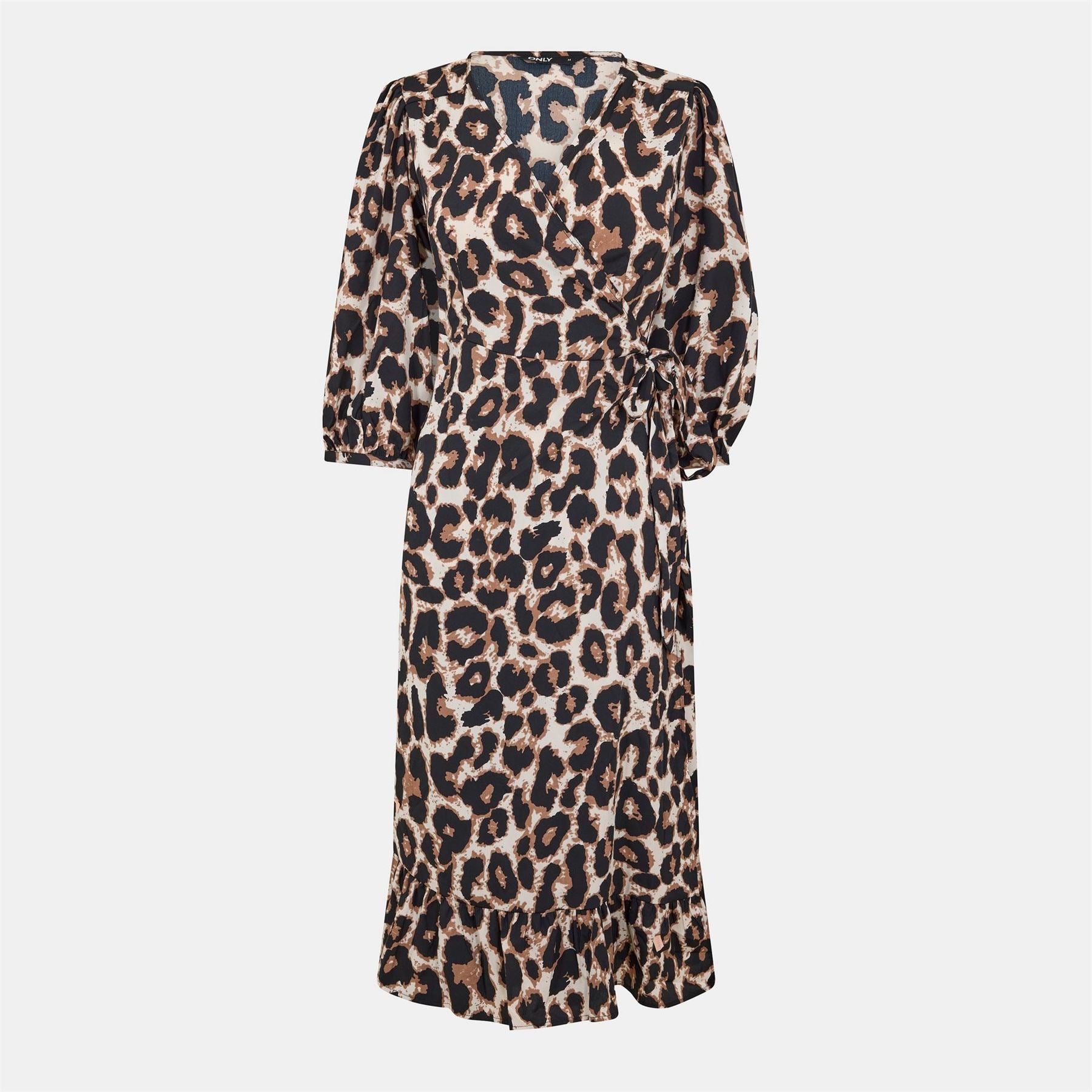 Only Olivia V-Neck Midi Wrap Dress