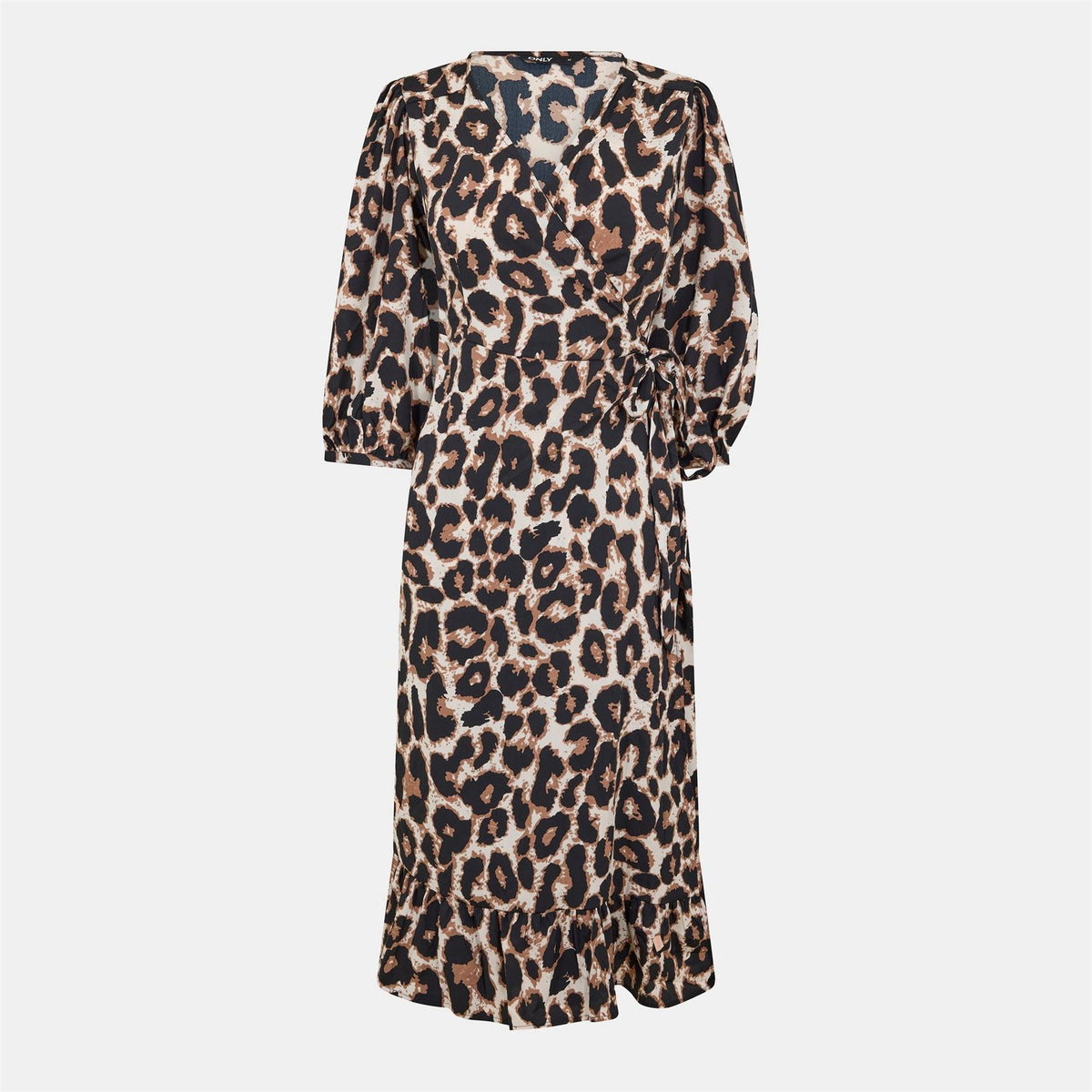 Only Olivia V-Neck Midi Wrap Dress