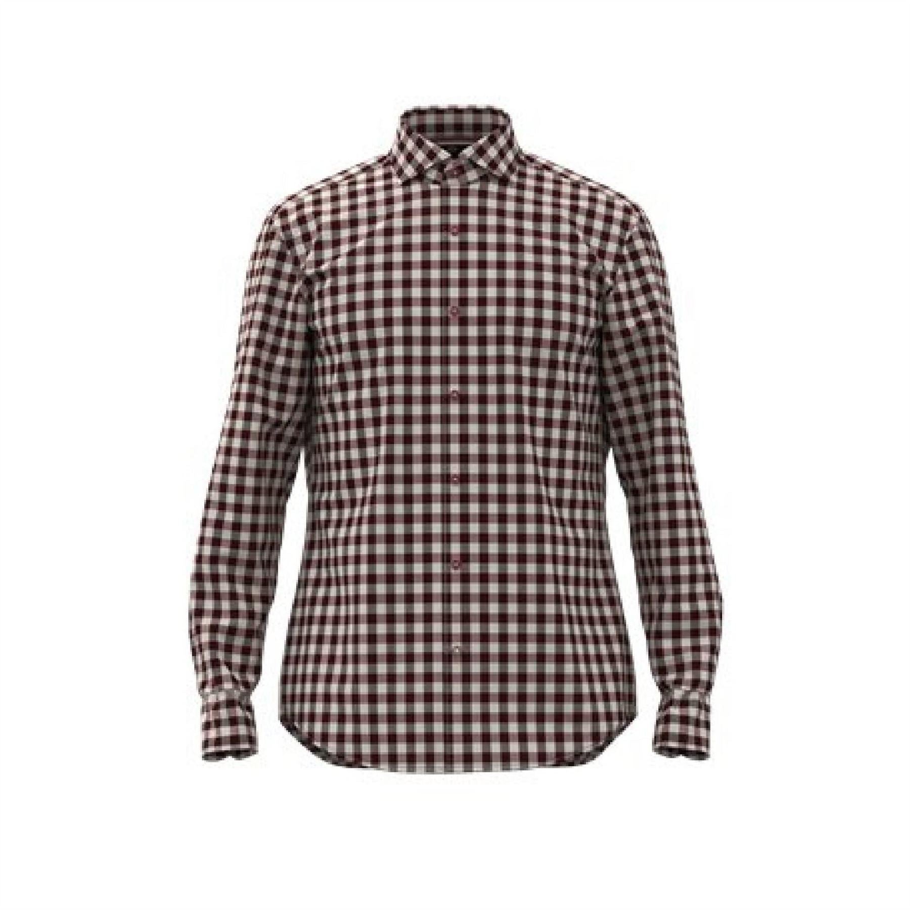 Boss Spread Collar Long Sleeve Regular Fit Oxford Shirt