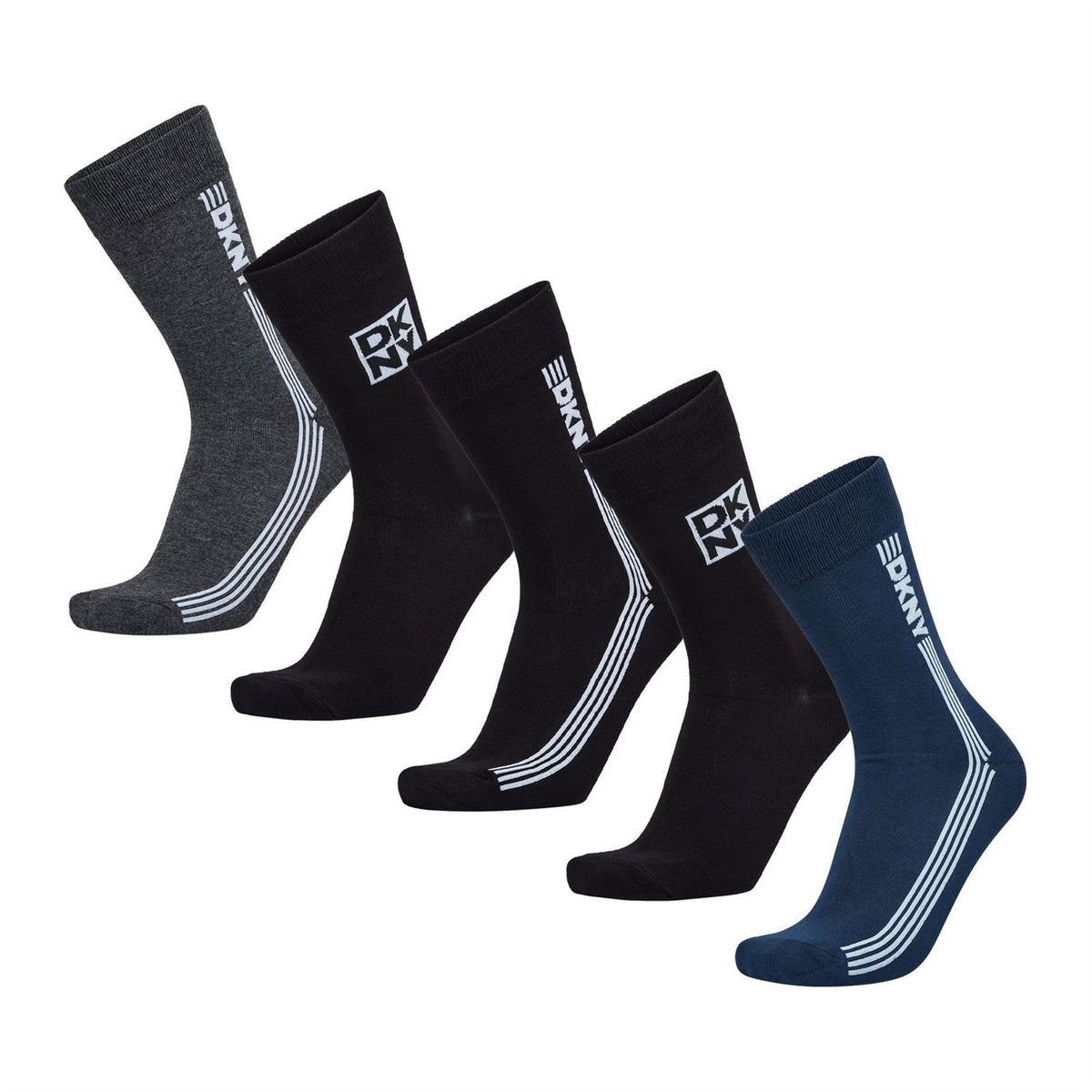 DKNY Mens 5 Pack Socks Gem