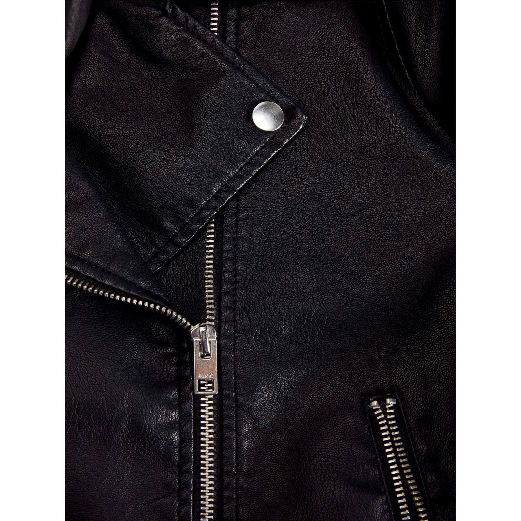 JJXX Faux Leather Biker Jacket Ladies