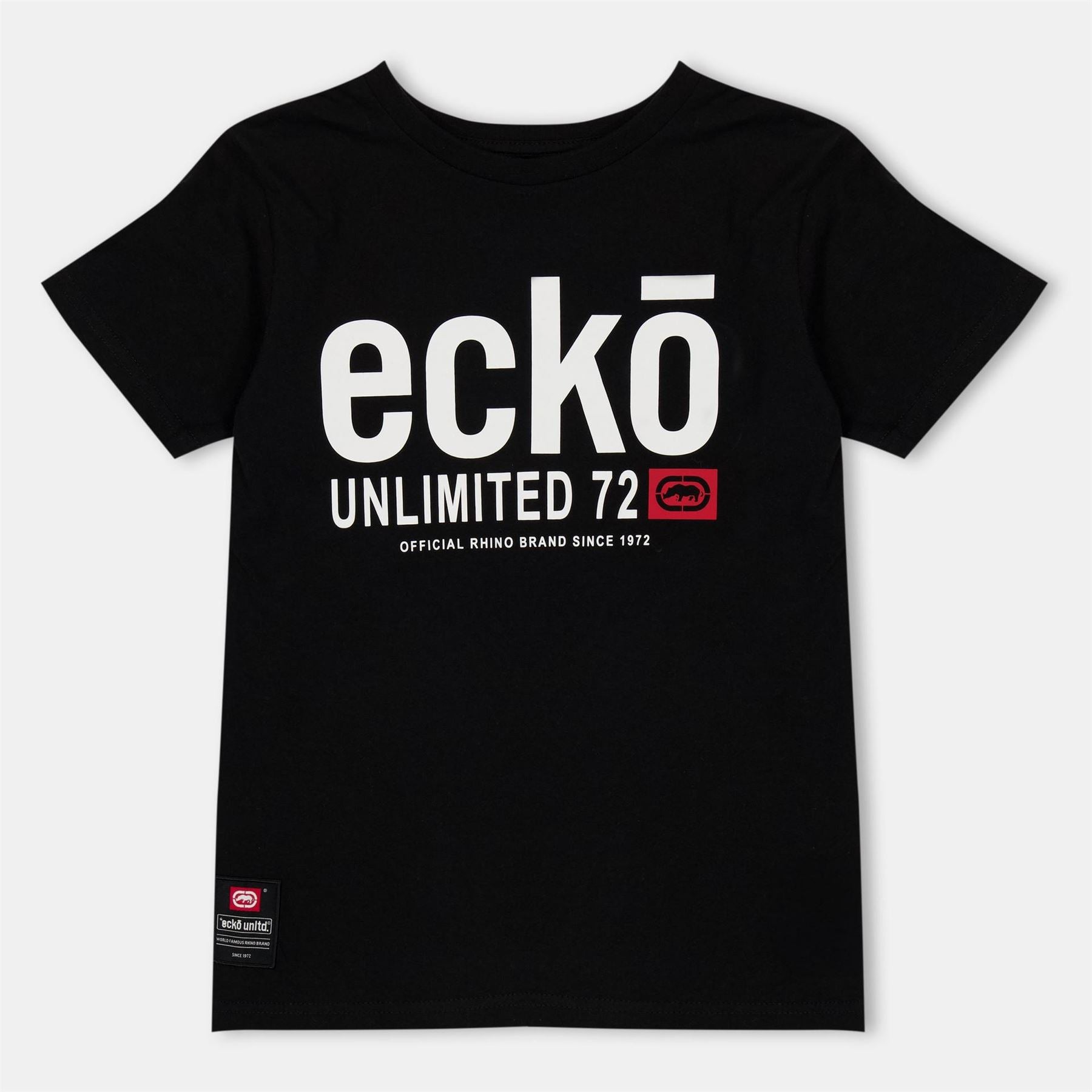 Ecko Boys Xdrive Printed Logo Crew Neck Short Sleeve T-Shirt