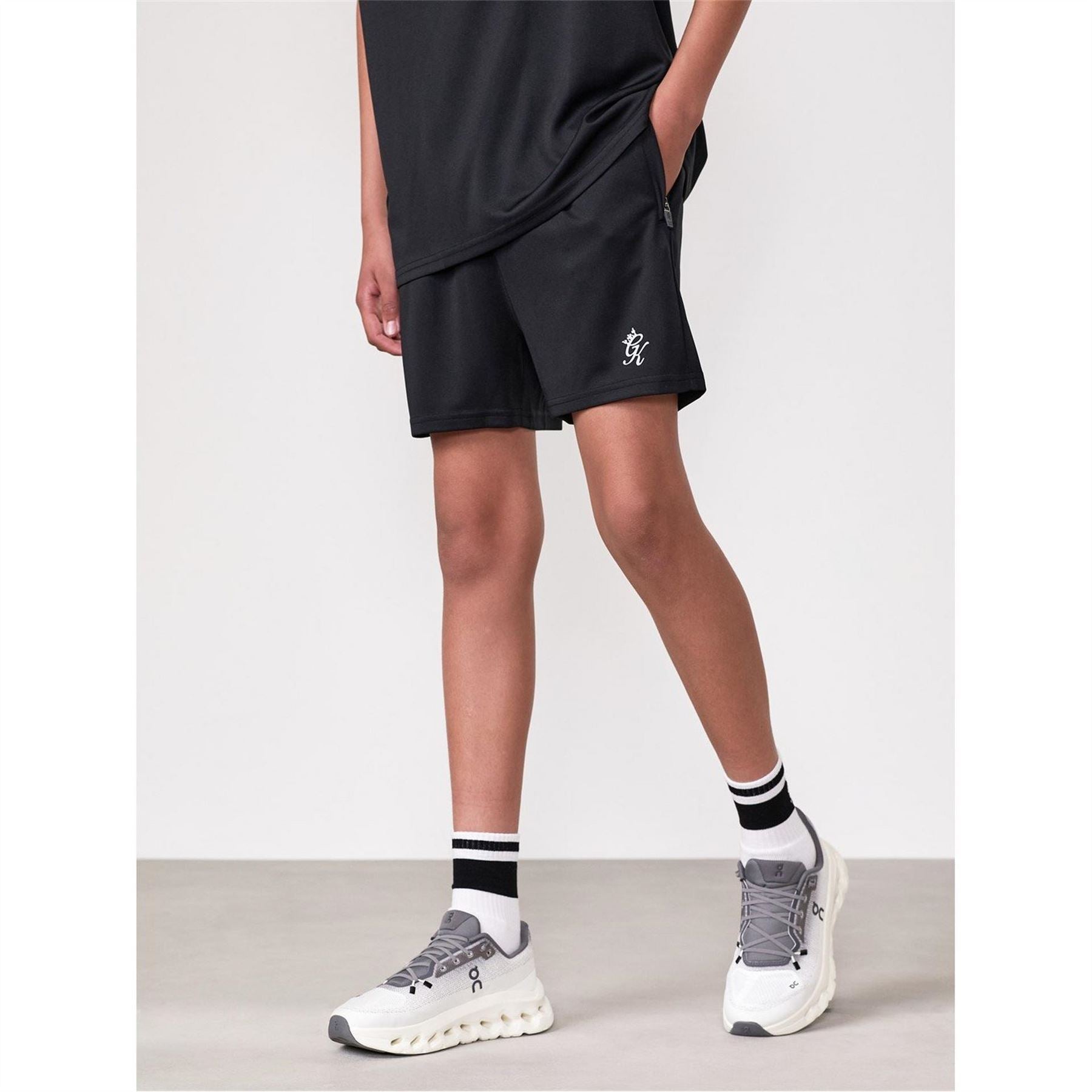 Gym King Gymki Lightweight Poly Sonic Blue Tracksuit Shorts