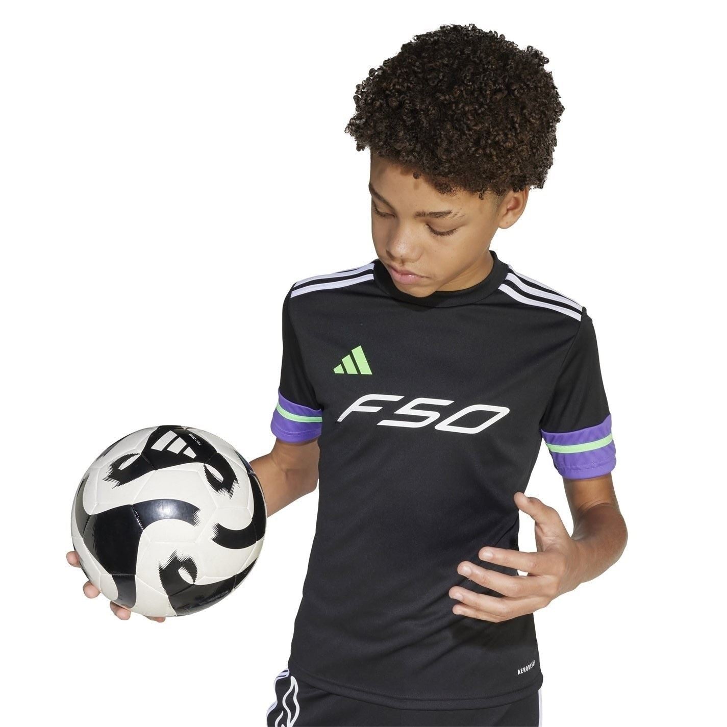 adidas F50 Short Sleeve Training Shirt Juniors